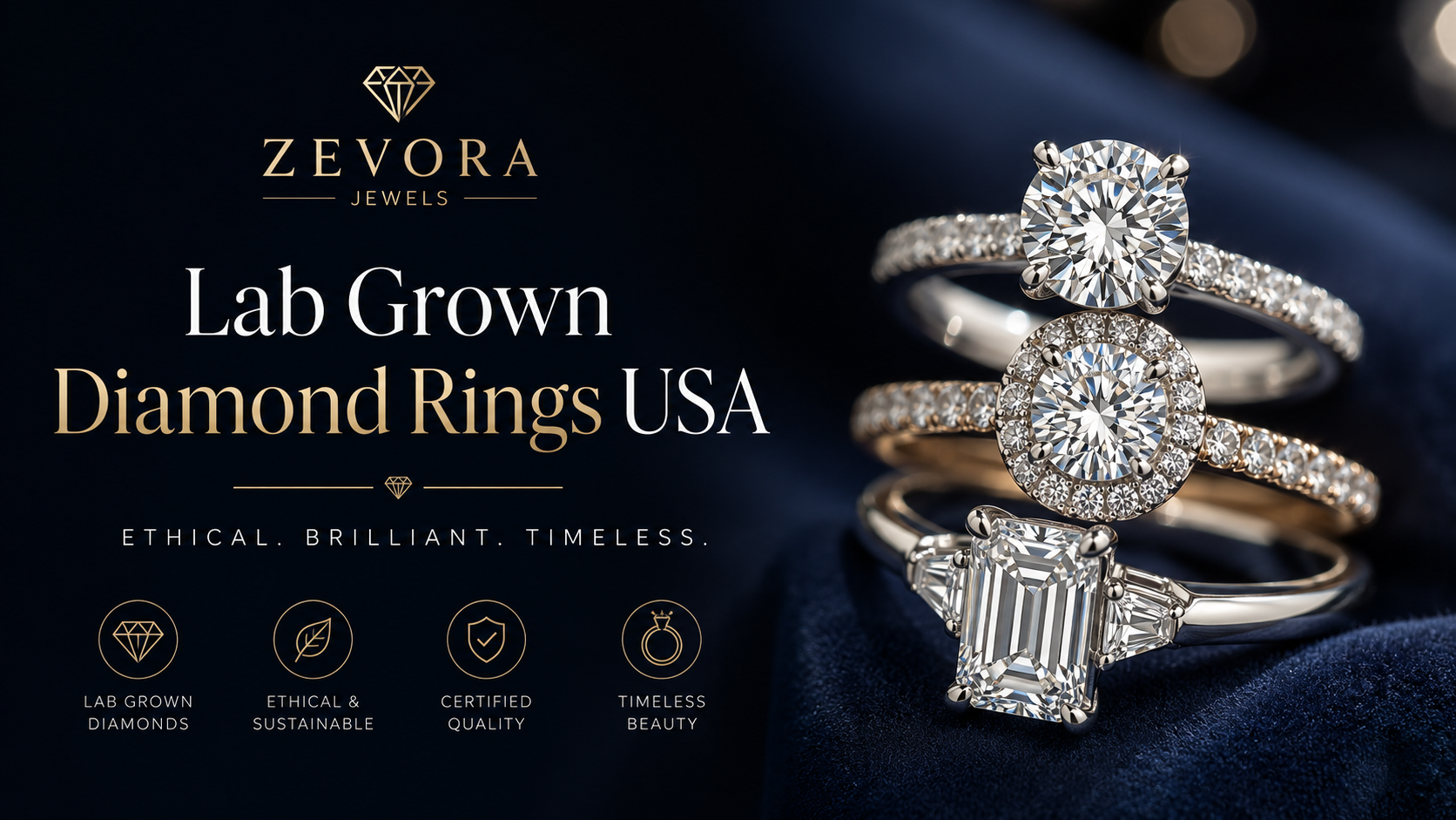 Lab Grown Diamond Rings USA