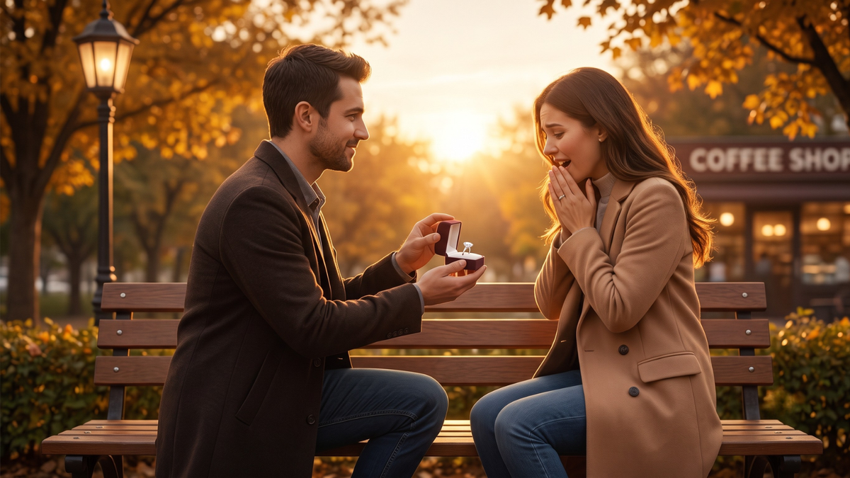 The Marquise Lab Grown Diamond Engagement Ring with Hidden Halo