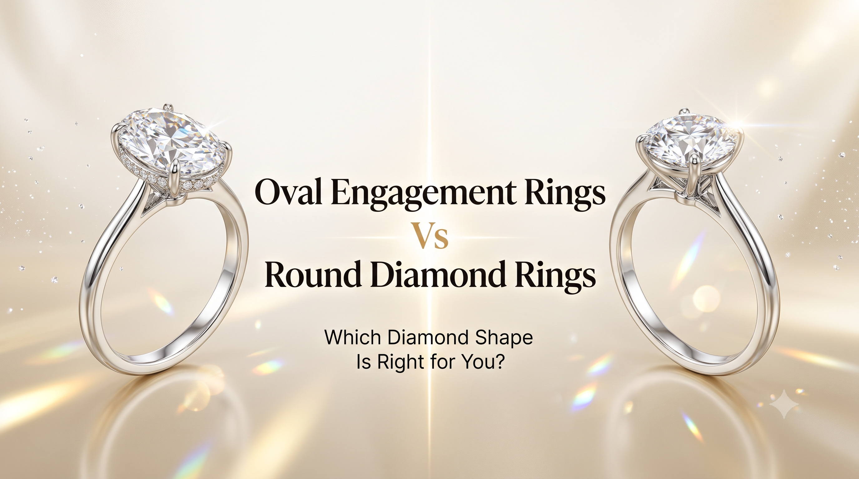 Oval Engagement Rings Vs Round Diamond Ring