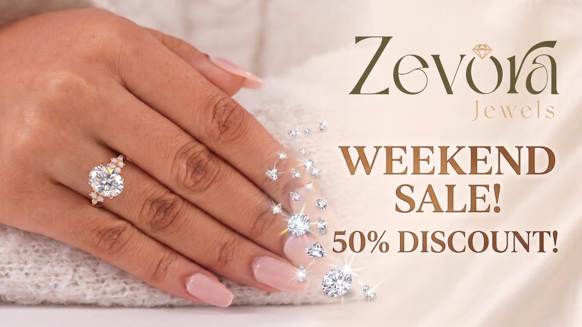 Weekend Sale at Zevora Jewels: Best Lab Diamond Jewelry Products with 50% Discount!
