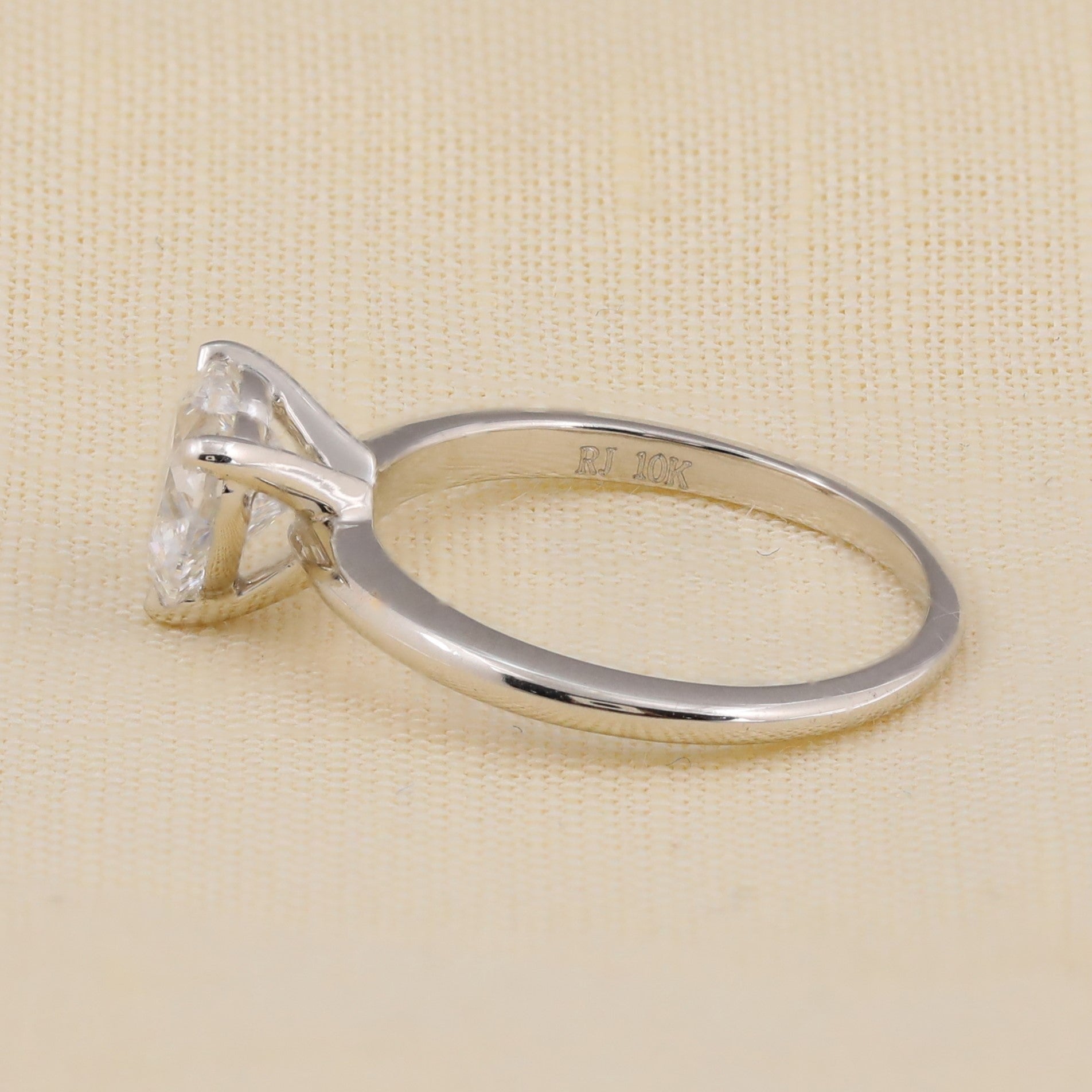 Timeless heart solitaire diamond ring for special moments