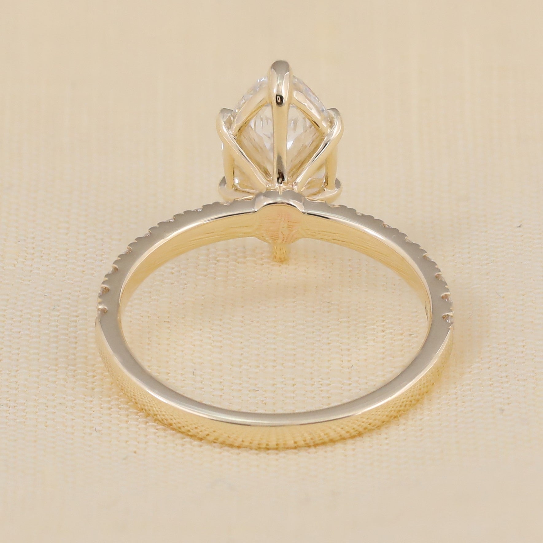 Marquise Lab Grown Diamond Engagement Ring