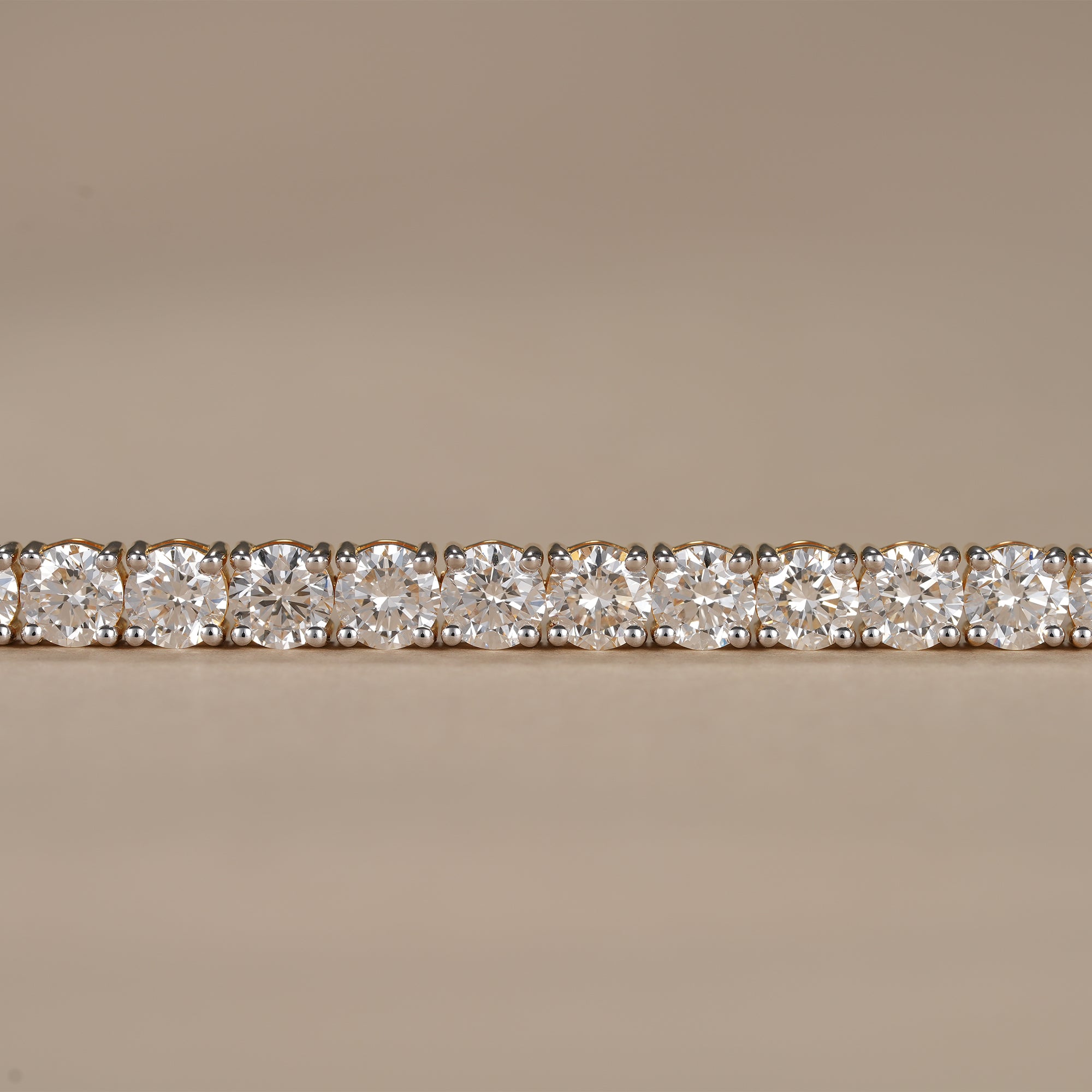Timeless diamond bracelet with secure clasp closure