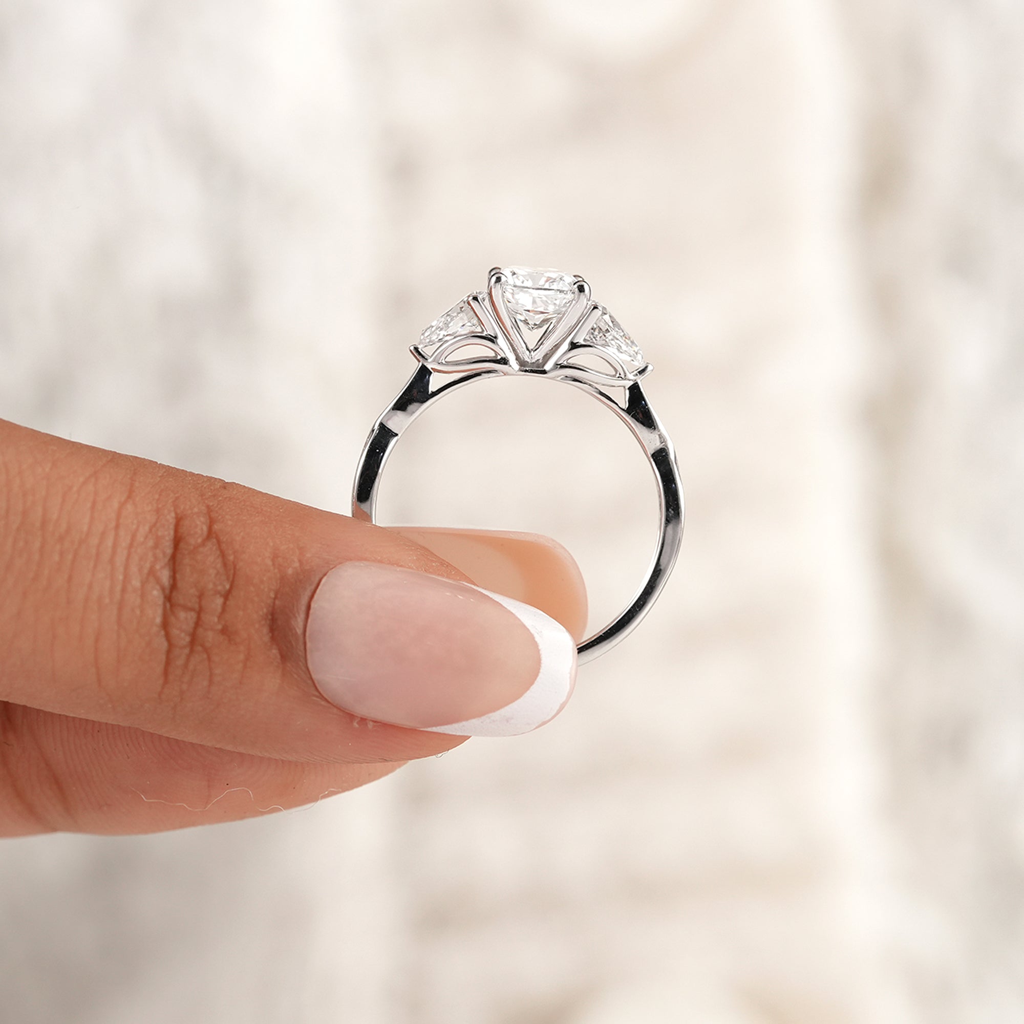 Three Stone Engagement Ring