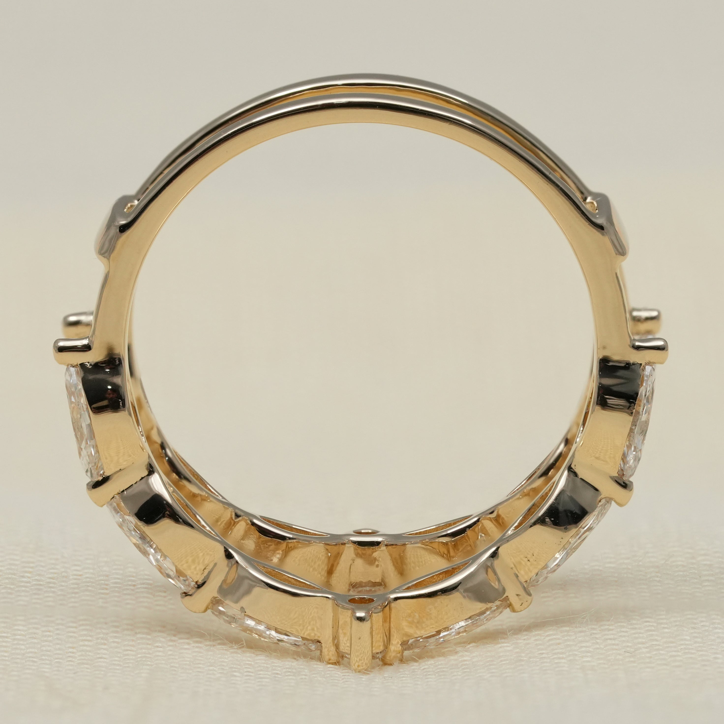 Marquise Lab Grown Diamond Stackable Bridal Ring Set