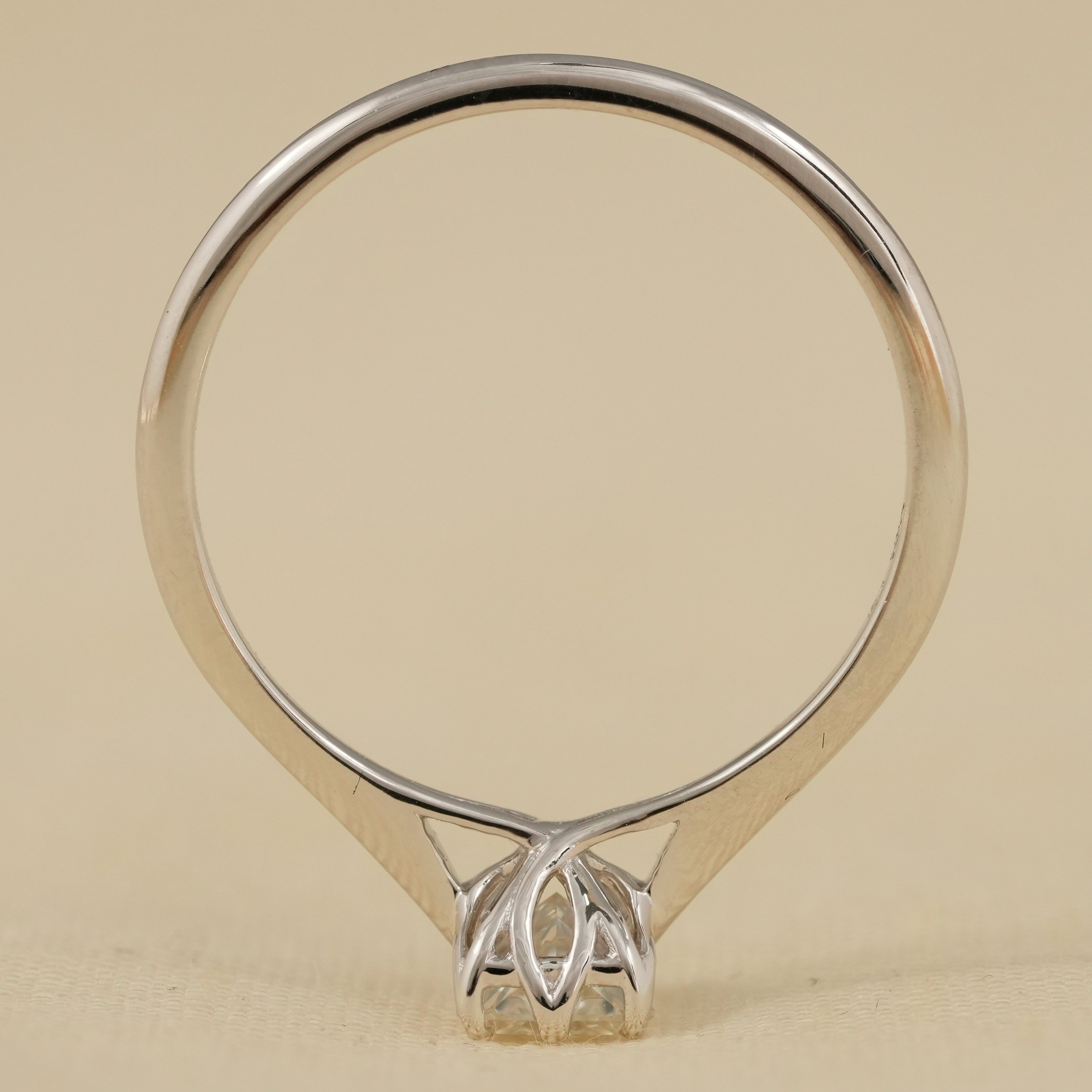 Lab grown diamond radiant cut engagement ring ideal wedding gift for loved one