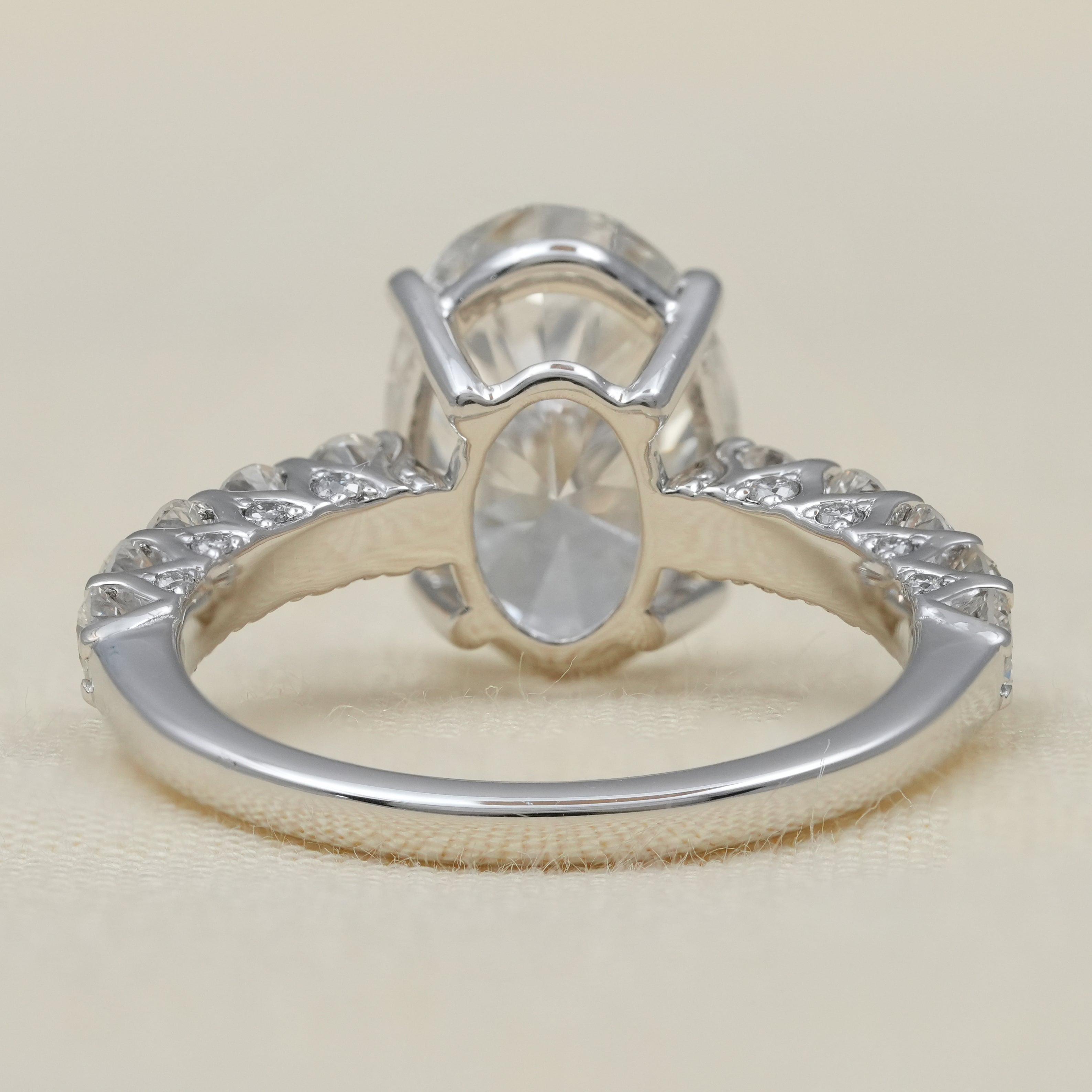 Lab grown diamond oval engagement ring meaningful wedding proposal choice