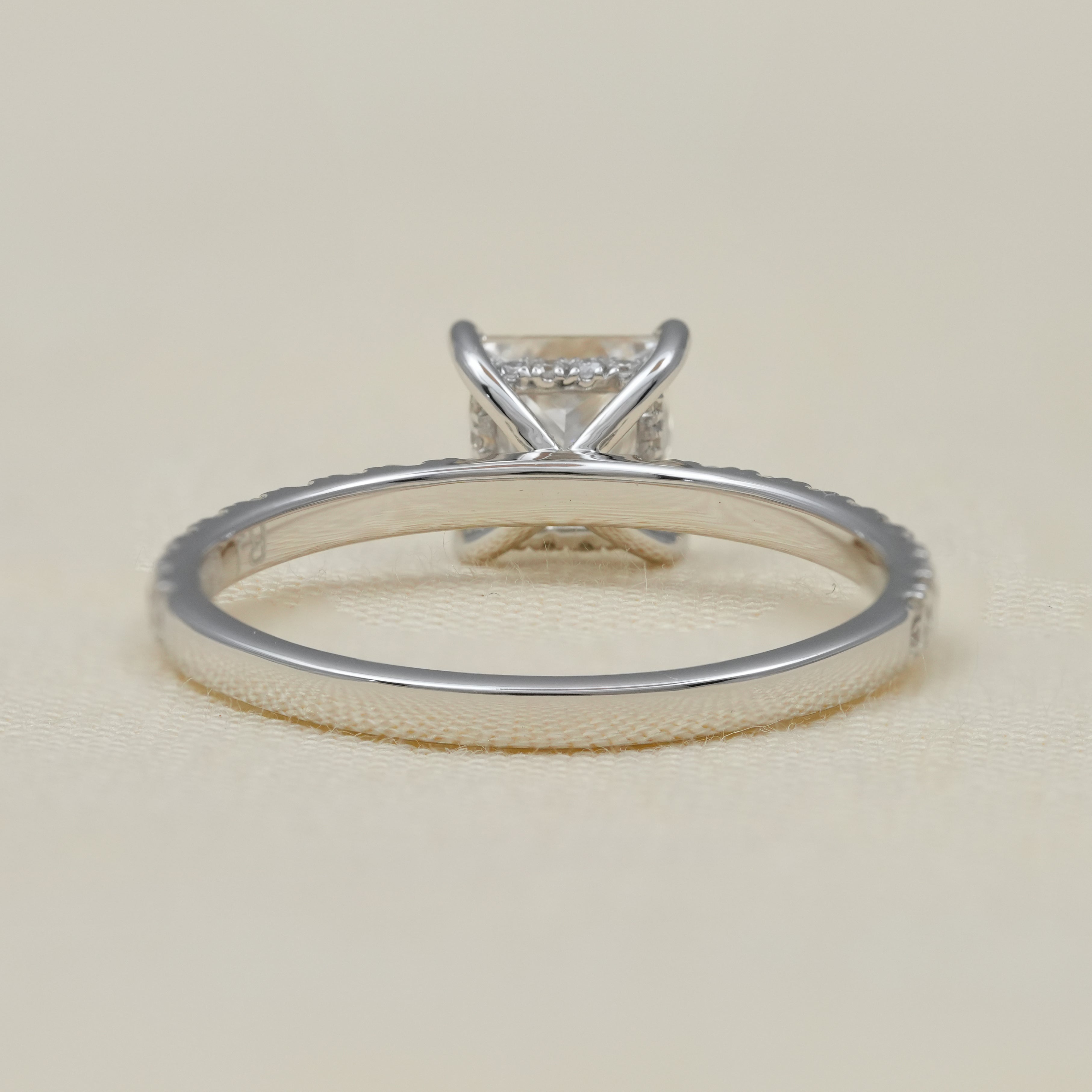Princess Cut Diamond Solitaire Engagement Ring