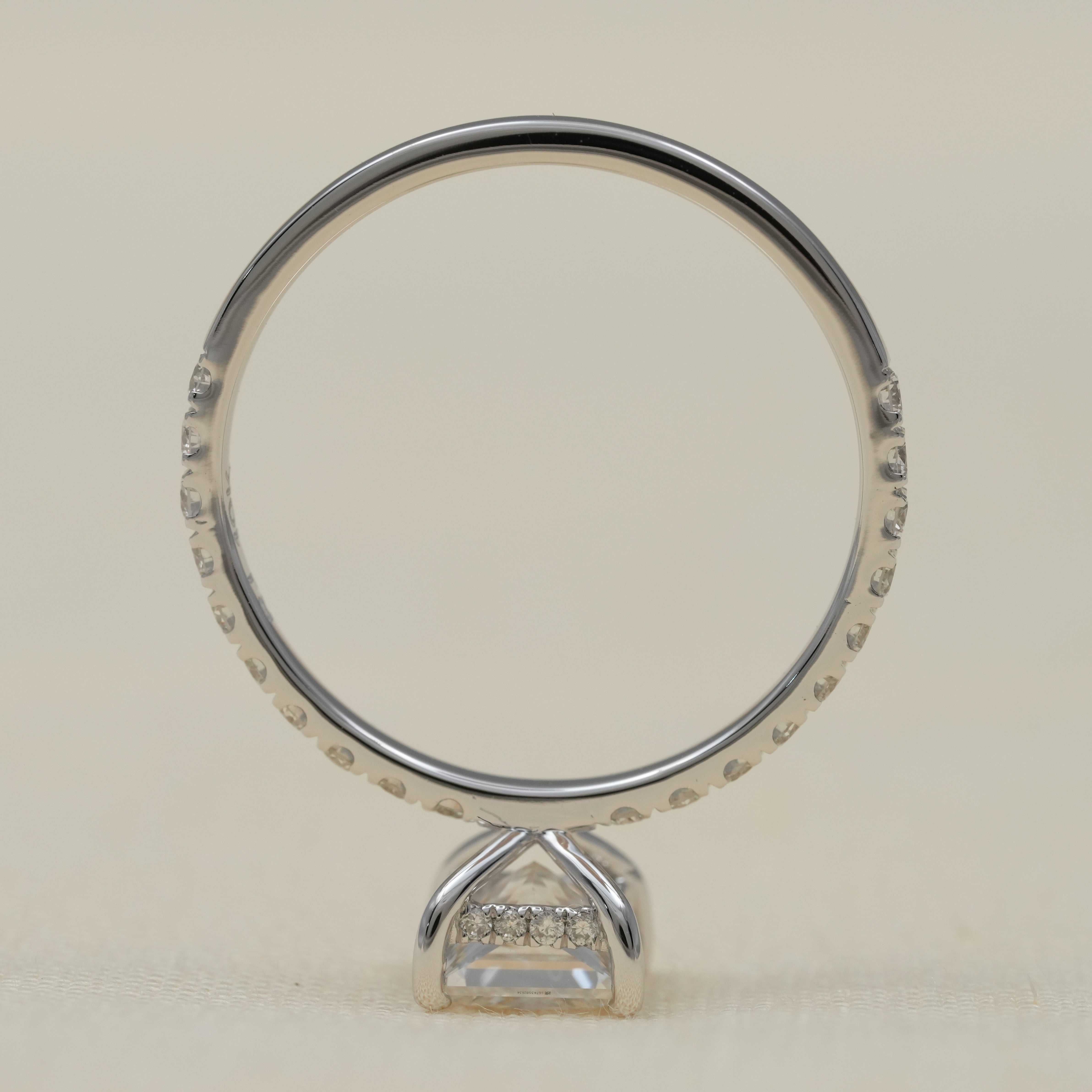 Princess Cut Diamond Solitaire Engagement Ring