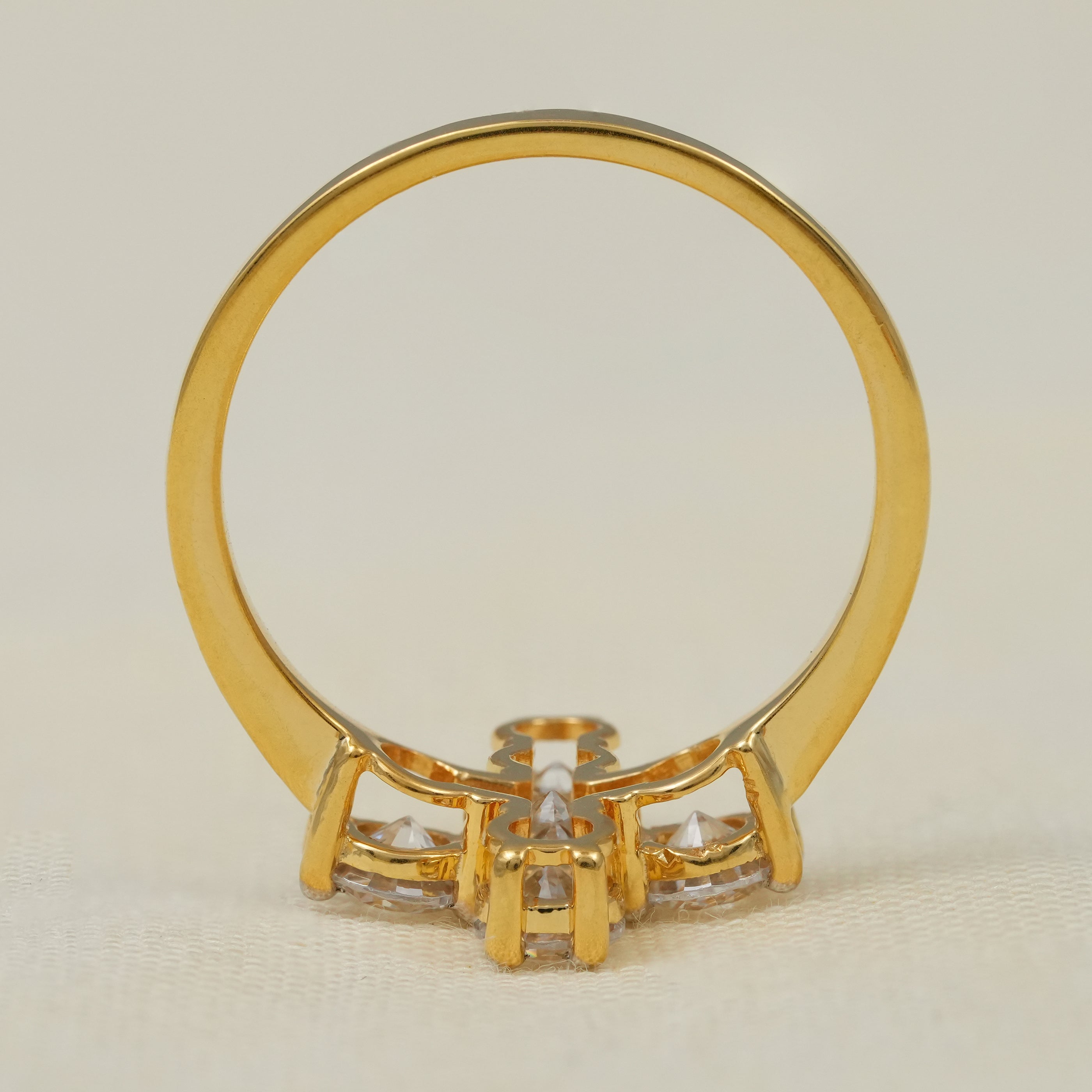 Cross Lab Grown Diamond Wedding Band