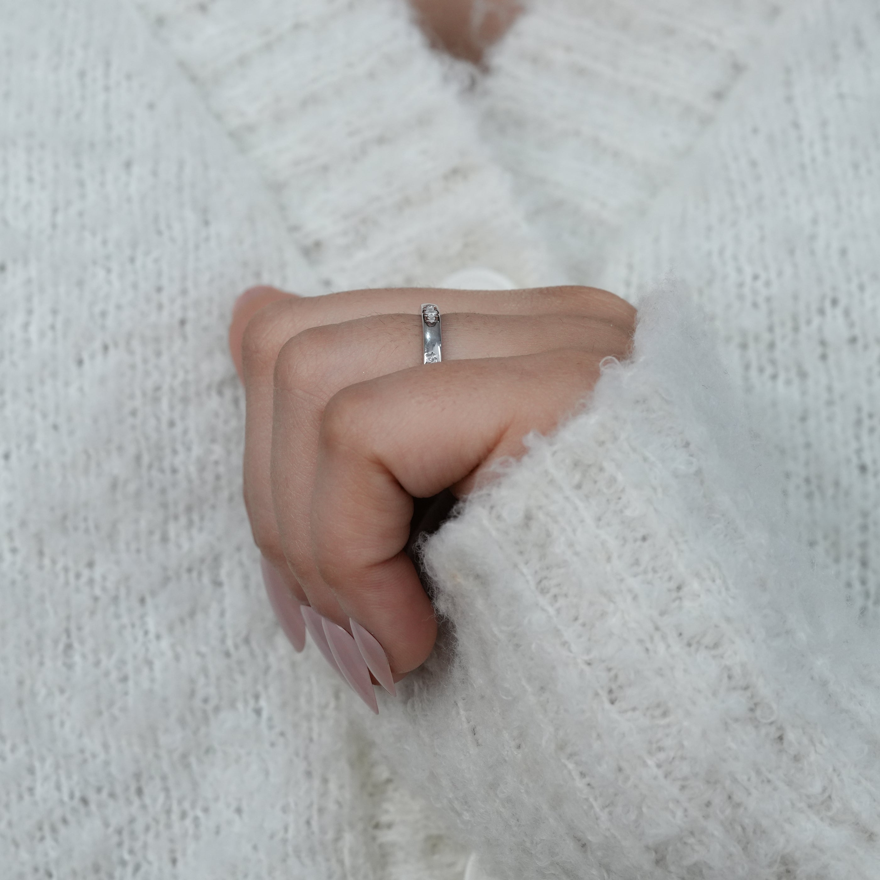Brilliant Round Lab Grown Diamond Wedding Band
