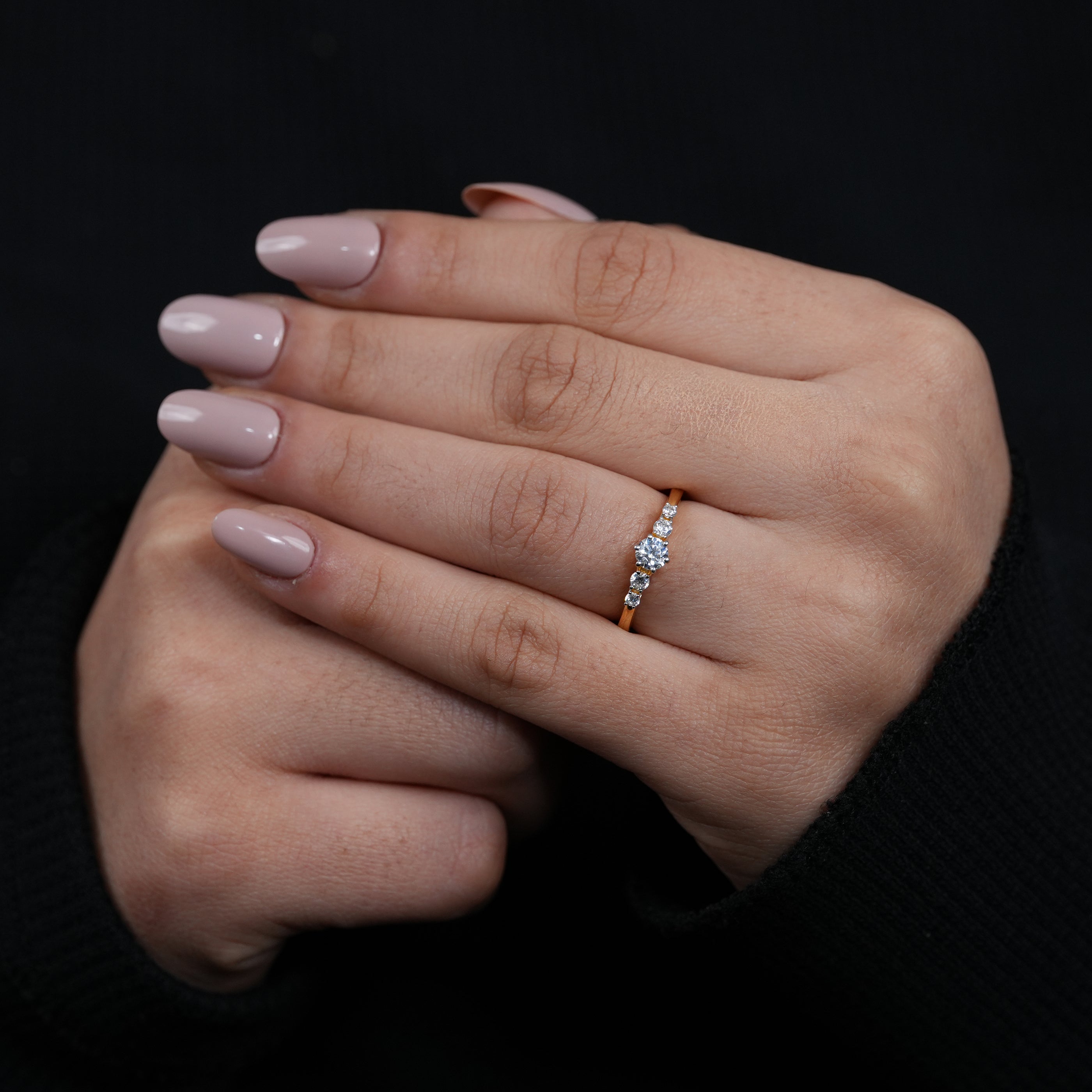 Fine Round Lab Diamond Solitaire Ring Timeless Bridal Style