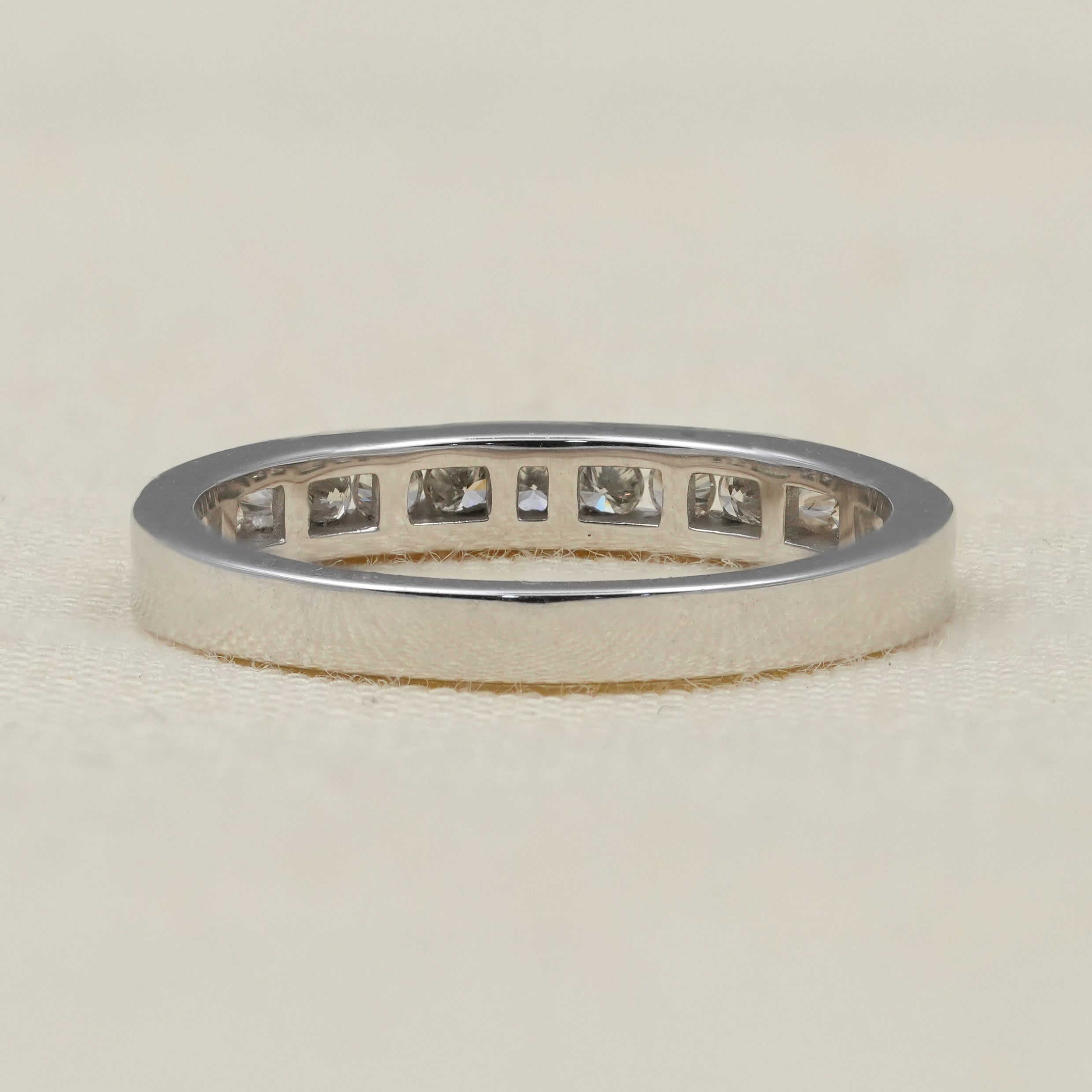 Classic Channel Set Round Lab Grown Diamond Eternity Ring