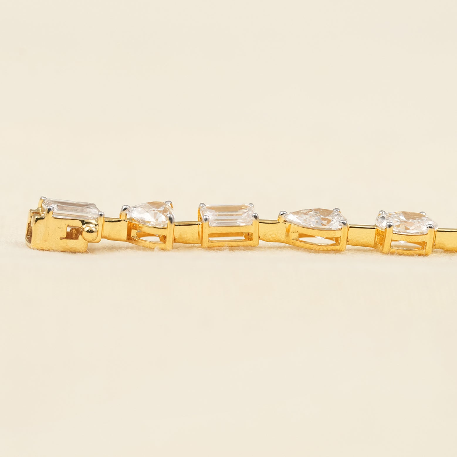 Mixed Shape Lab Grown Diamond Tennis Bracelet