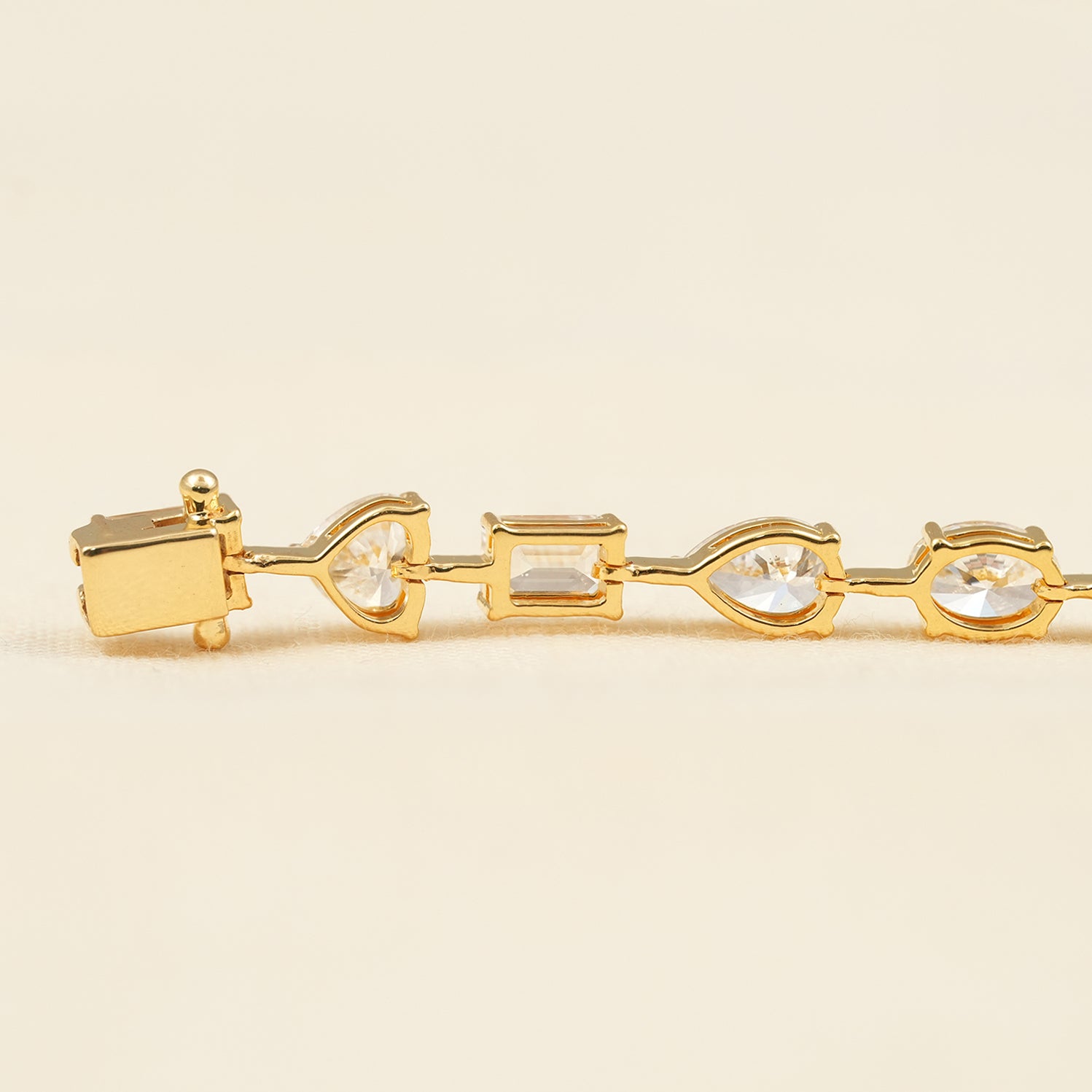 Mixed Shape Lab Grown Diamond Tennis Bracelet