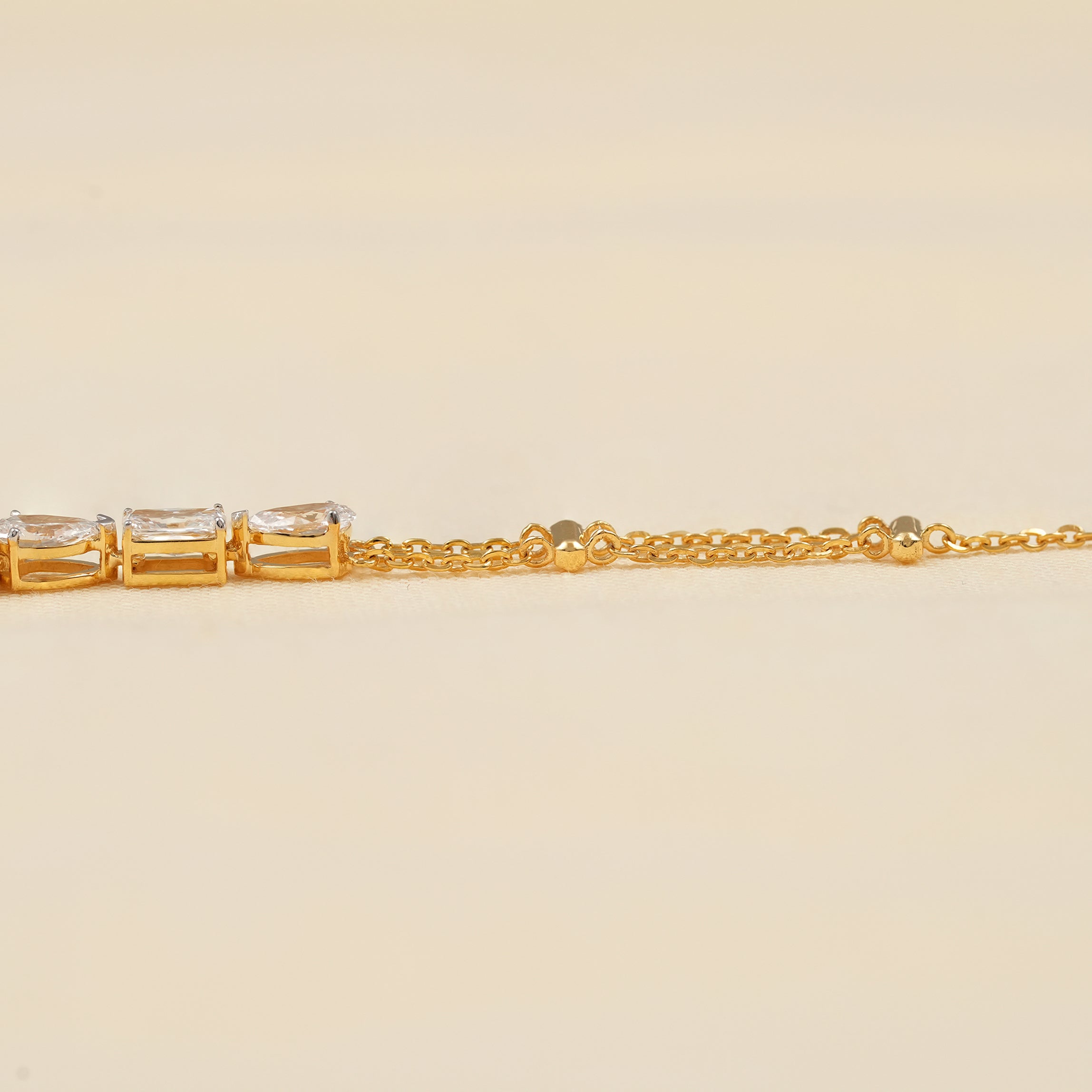Luxury Lab Grown Diamond Bracelet with Mixed Shape Diamonds