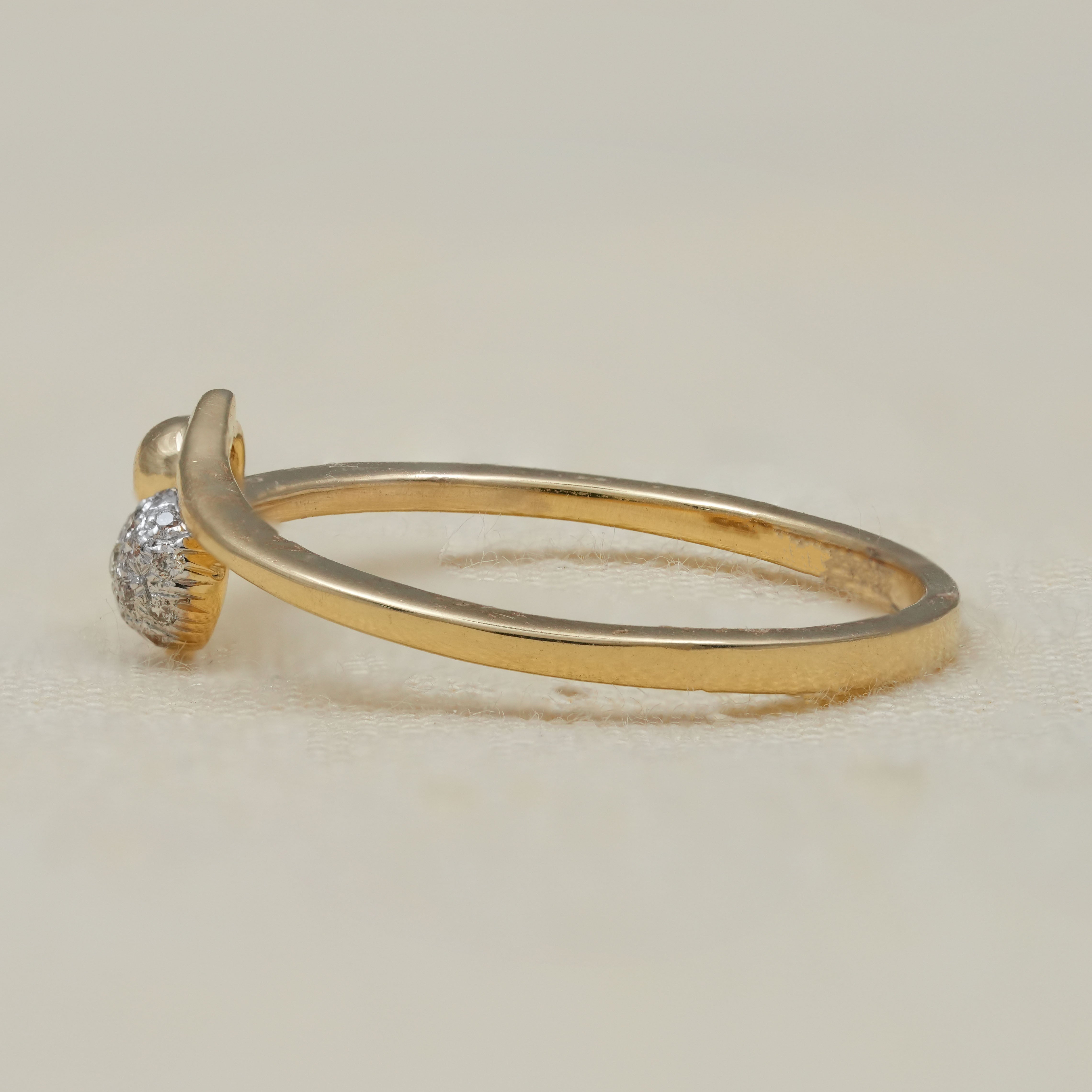 Minimalist Lab Diamond Modern Wedding Ring
