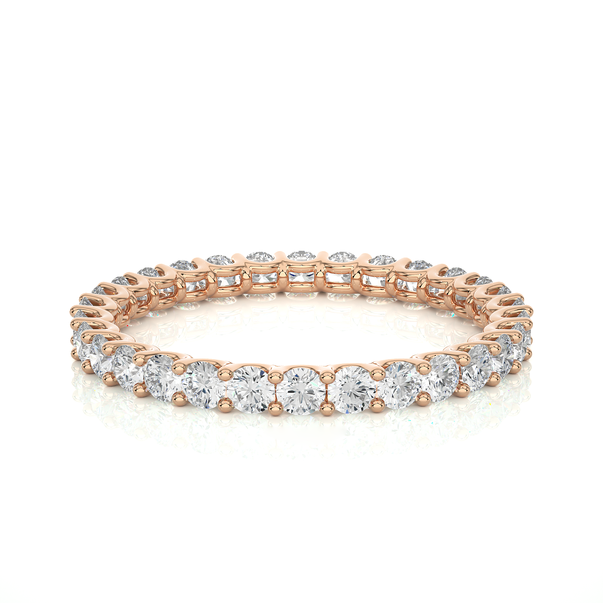 Classic Lab Grown Diamond Eternity Wedding Band