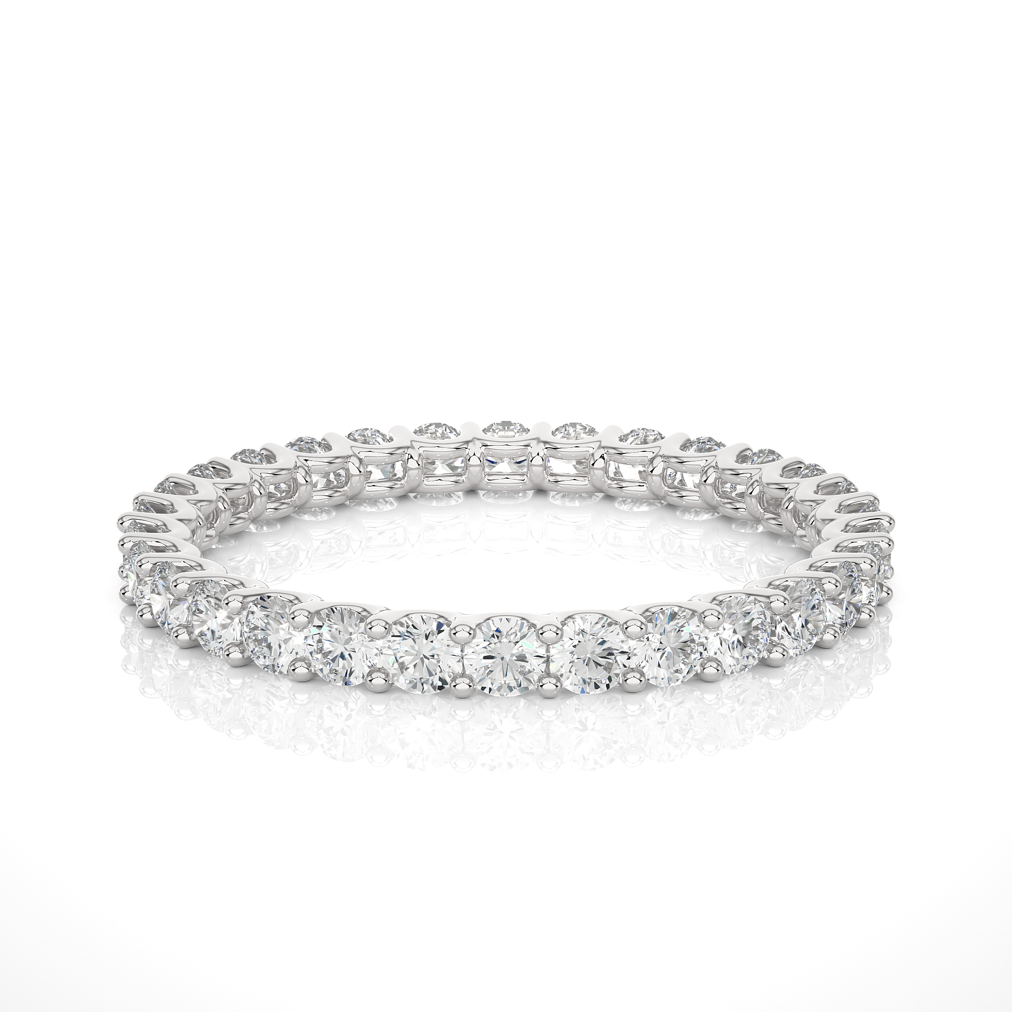 Classic Lab Grown Diamond Eternity Wedding Band