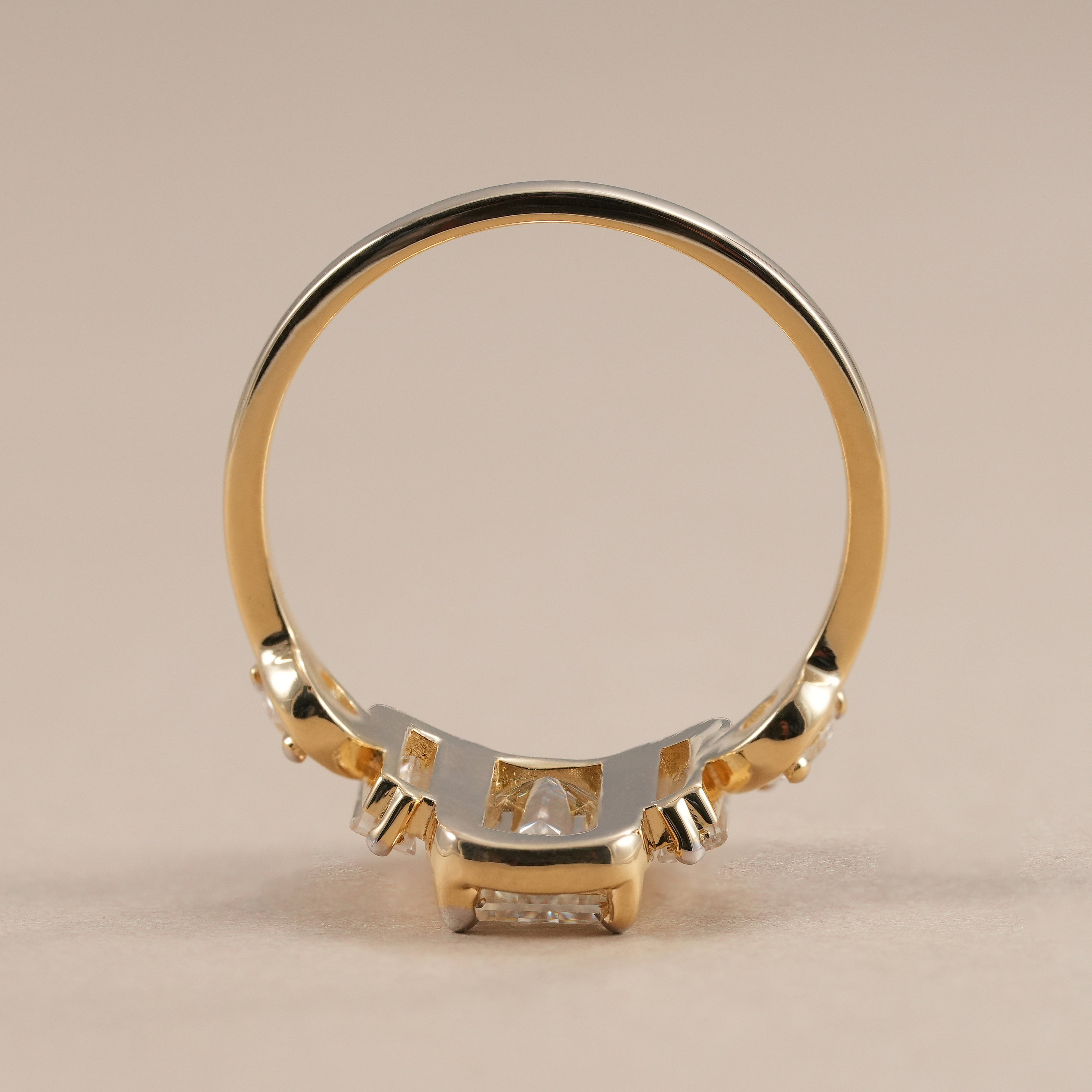 Three Stone Diamond Engagement Ring for Women