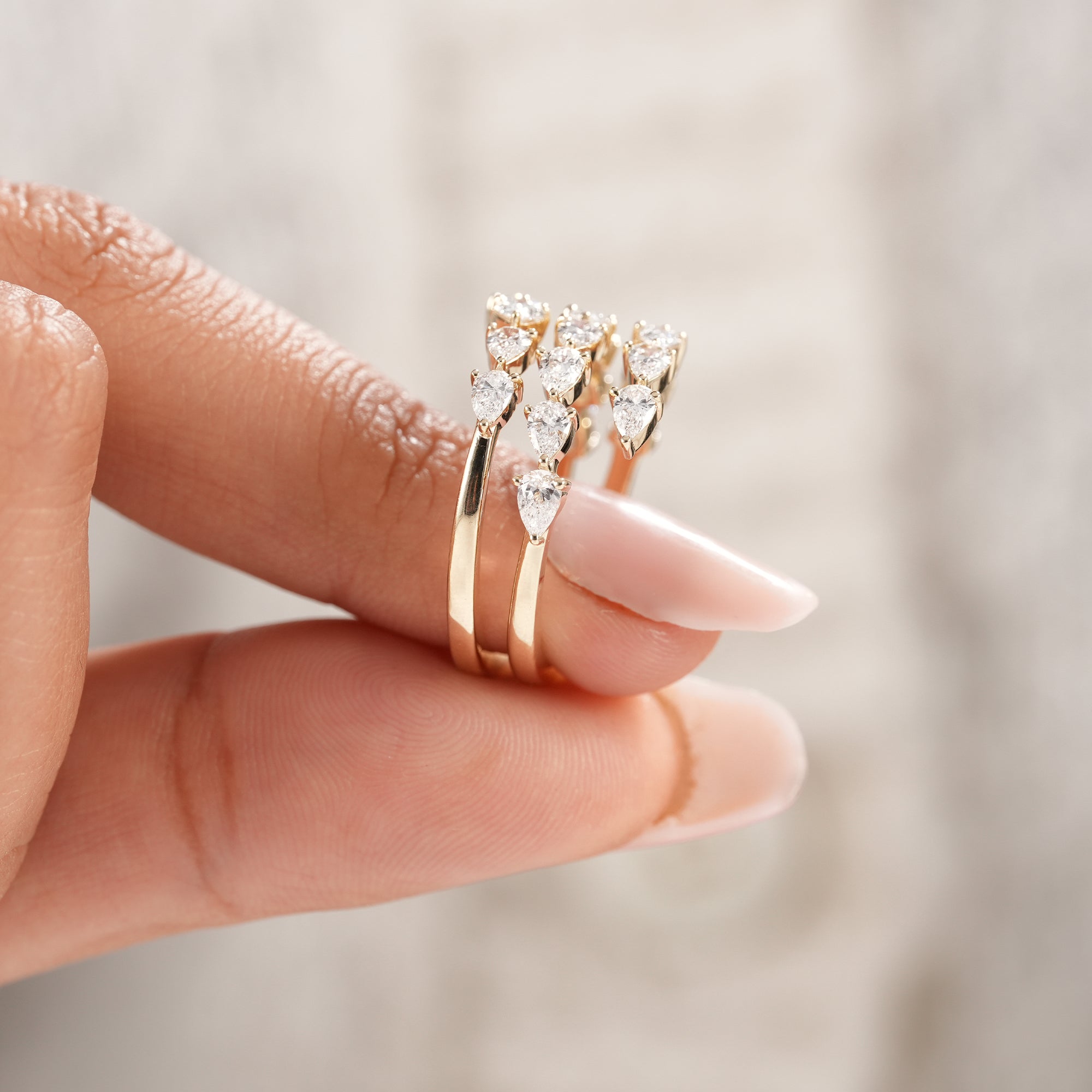 Elegant lab diamond ring for everyday wear.
