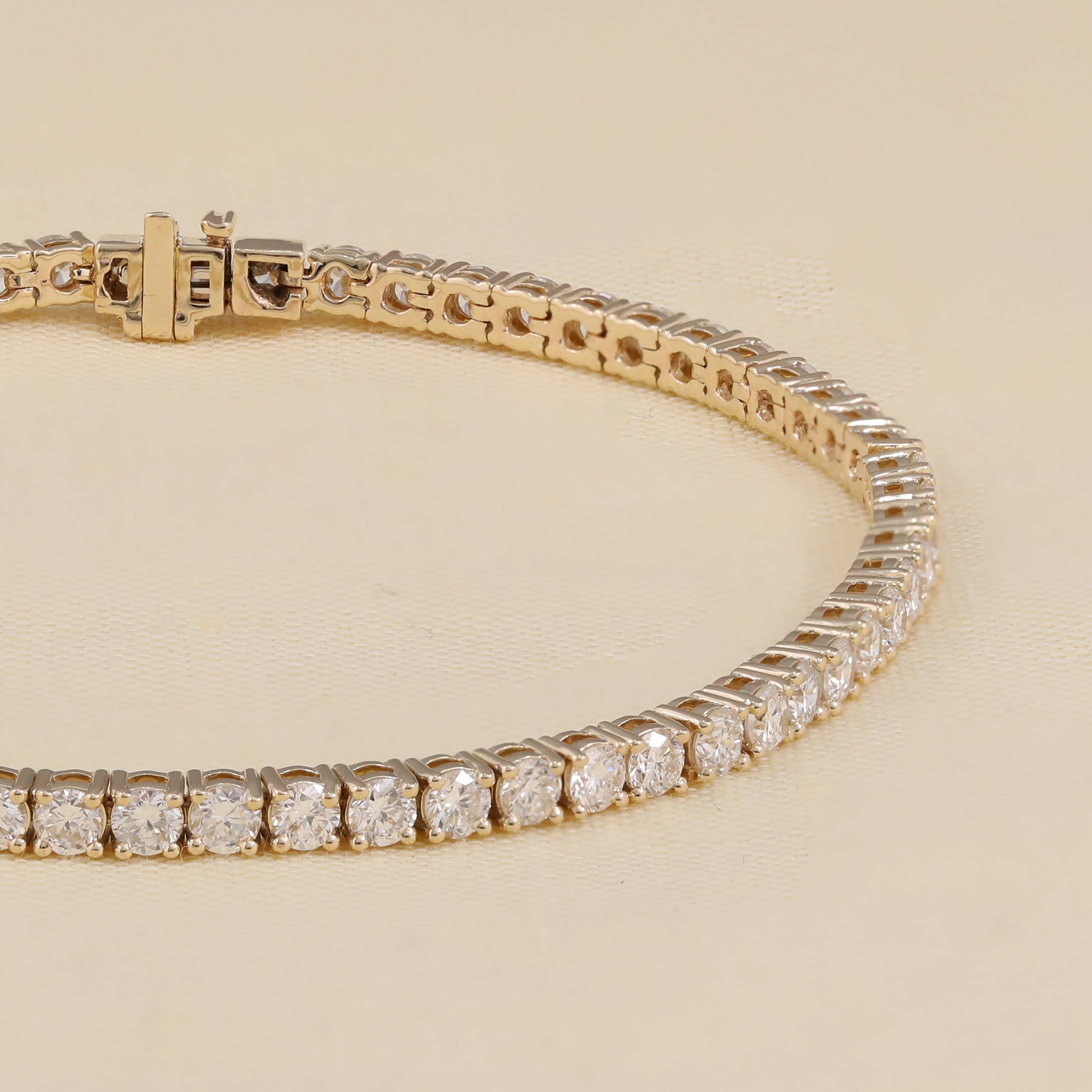 Elegant lab grown diamond tennis bracelet for engagement celebrations