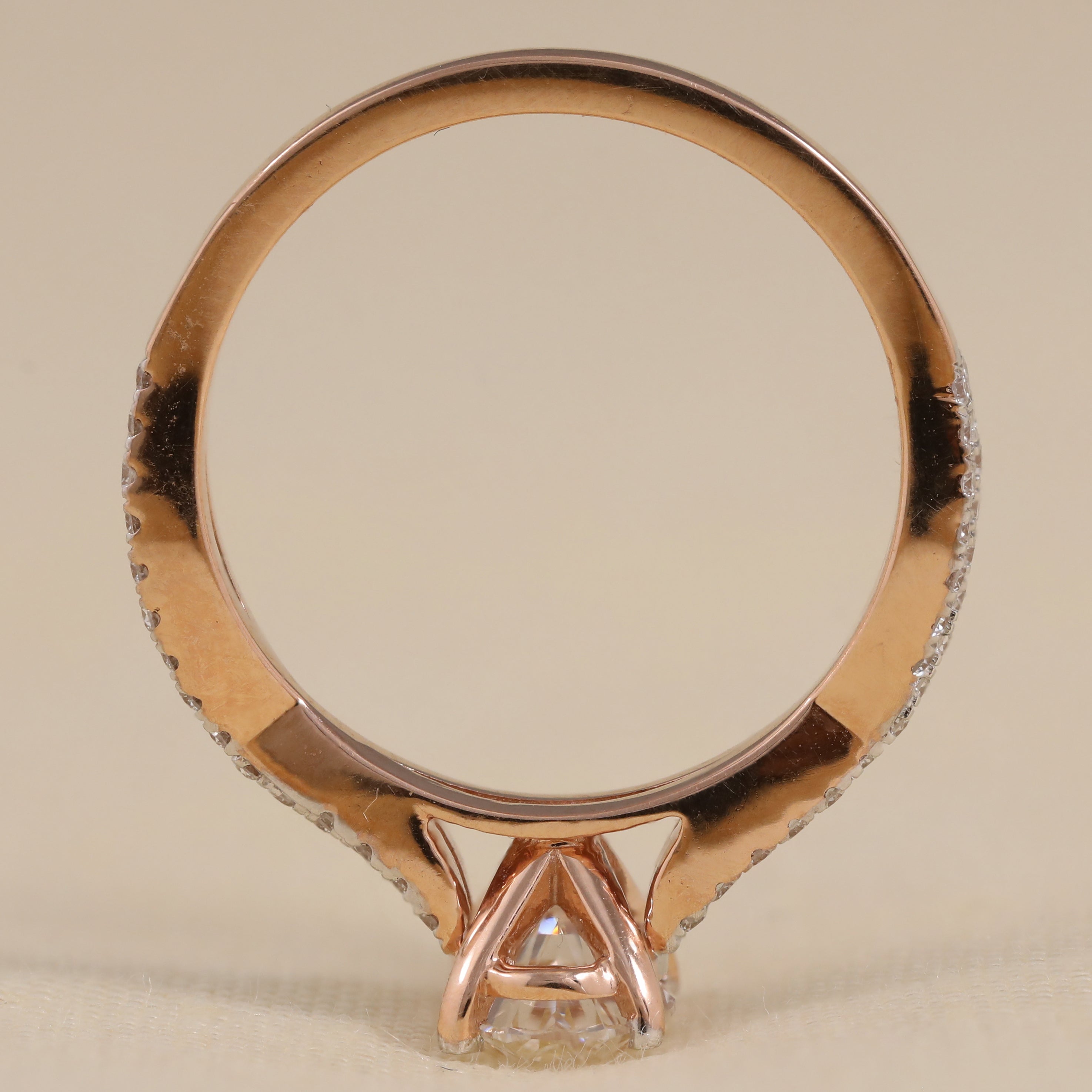 Oval Lab Grown Diamond Solitaire Engagement Ring