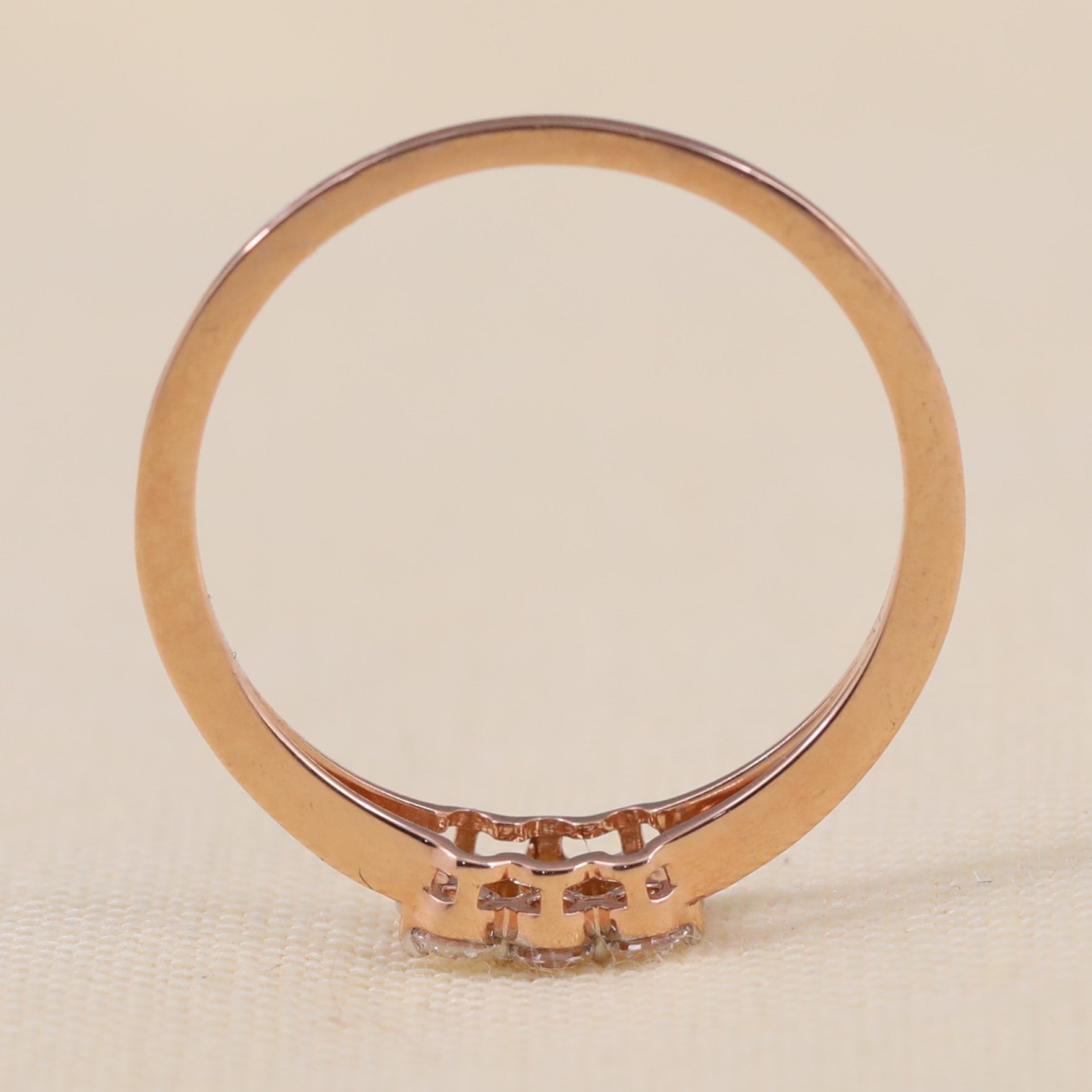 Classic Split Shank Lab Grown Diamond Cluster Wedding Ring