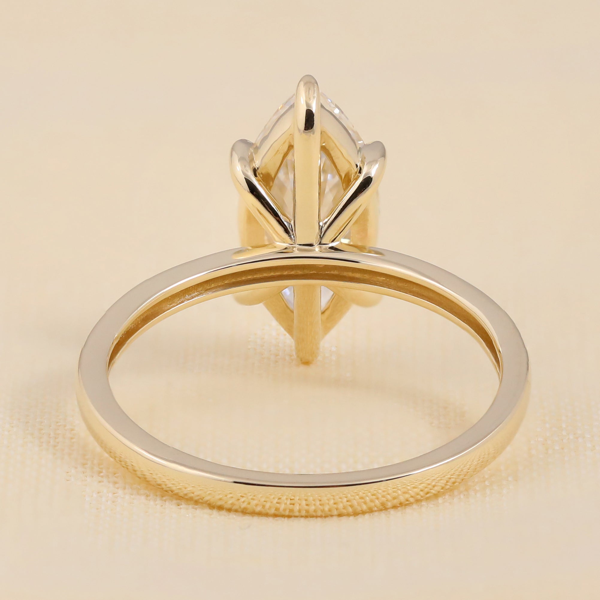 Marquise Cut Lab Grown Diamond Solitaire Ring, Timeless Solitaire Design