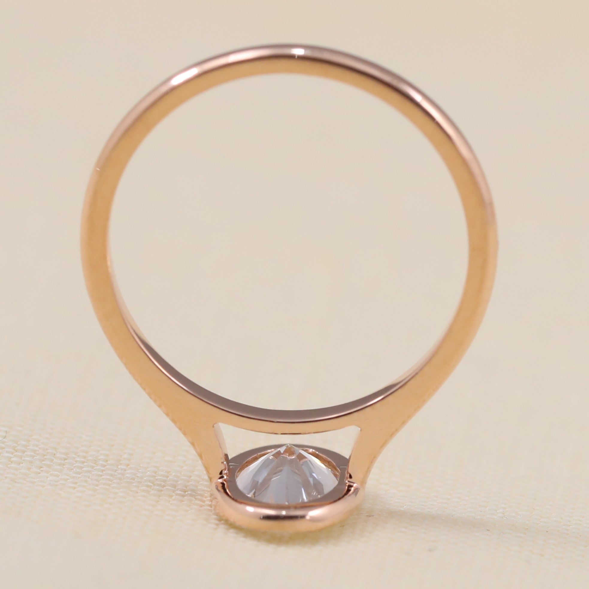 Timeless oval lab grown diamond ring crafted for engagement or special occasions