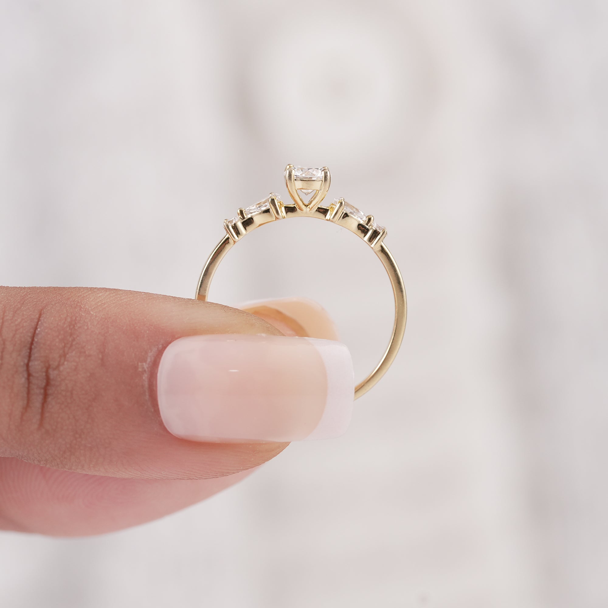 Ethical lab grown diamond ring for everyday elegance