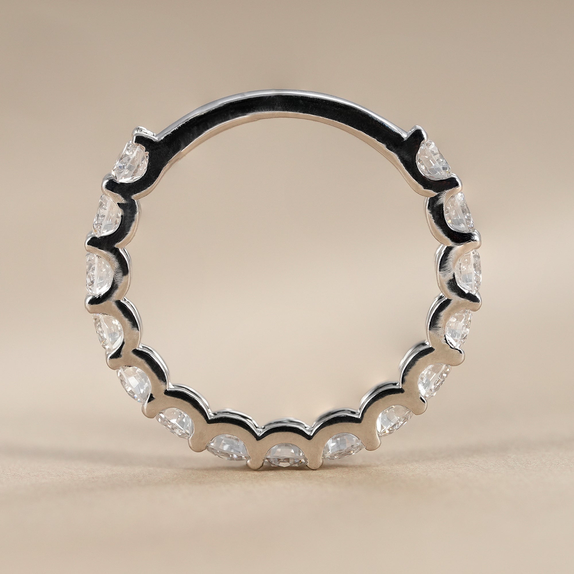 Fine jewelry round diamond anniversary band