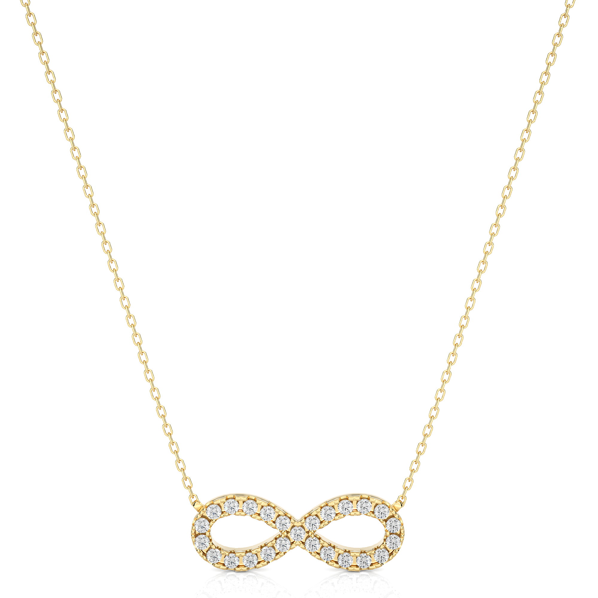 Infinity Lab Grown Diamond Pendant Necklace