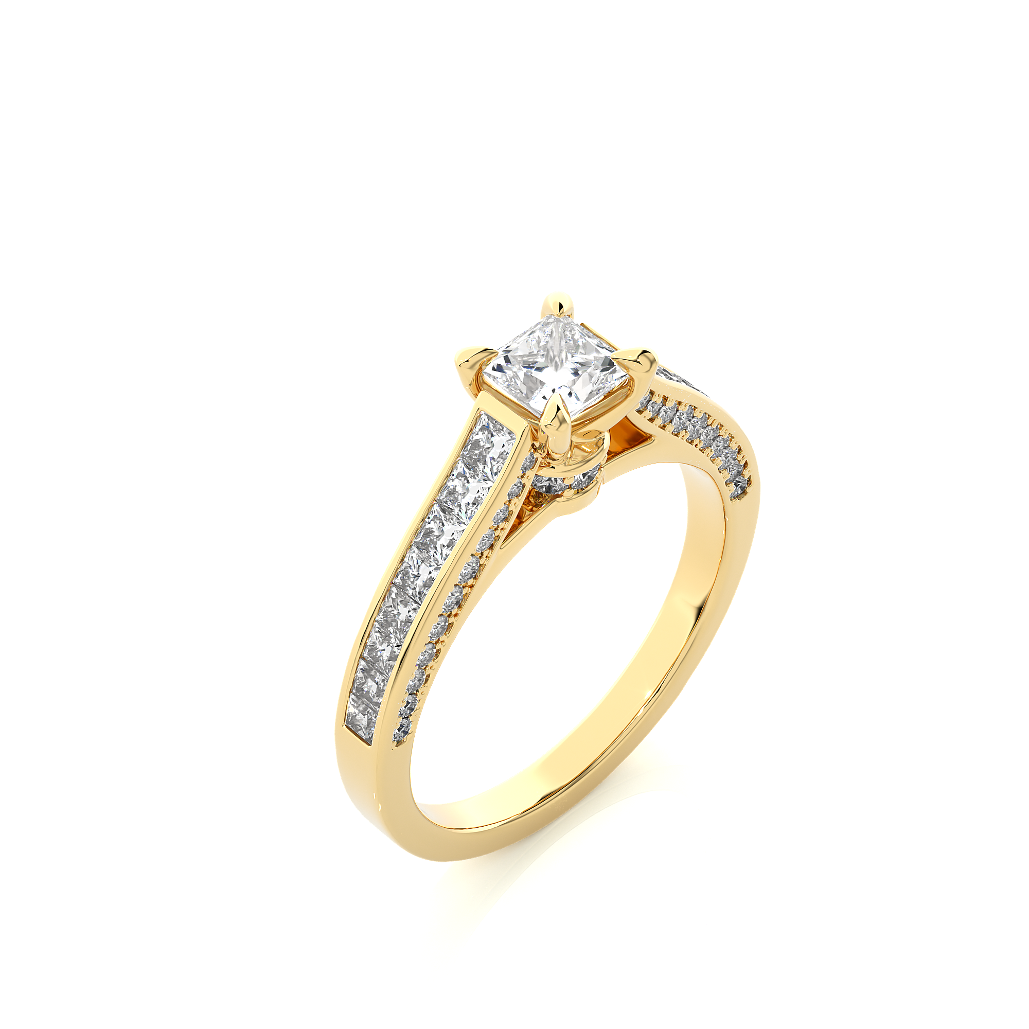 Princess Cut Diamond Engagement Ring