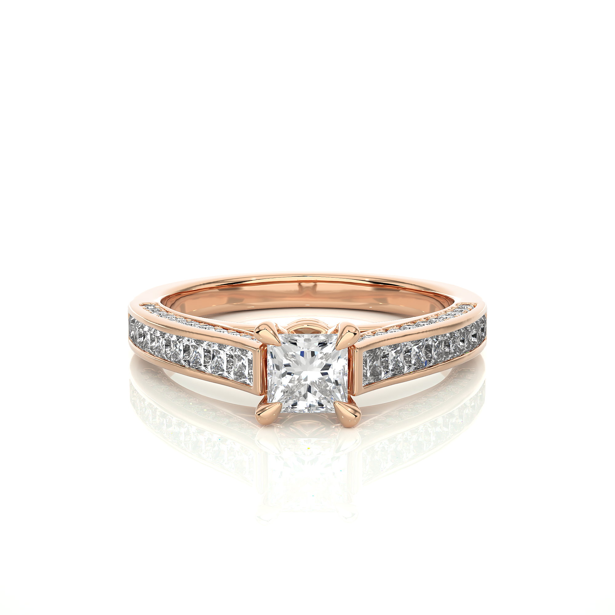 Princess Cut Diamond Engagement Ring