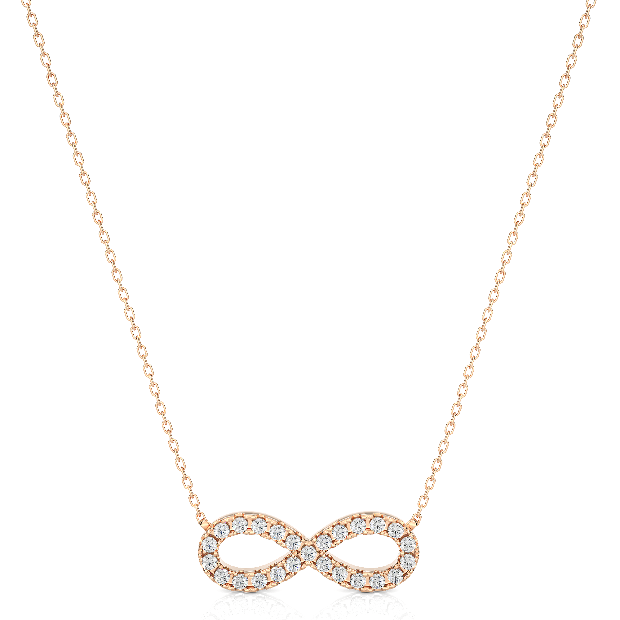 Infinity Lab Grown Diamond Pendant Necklace