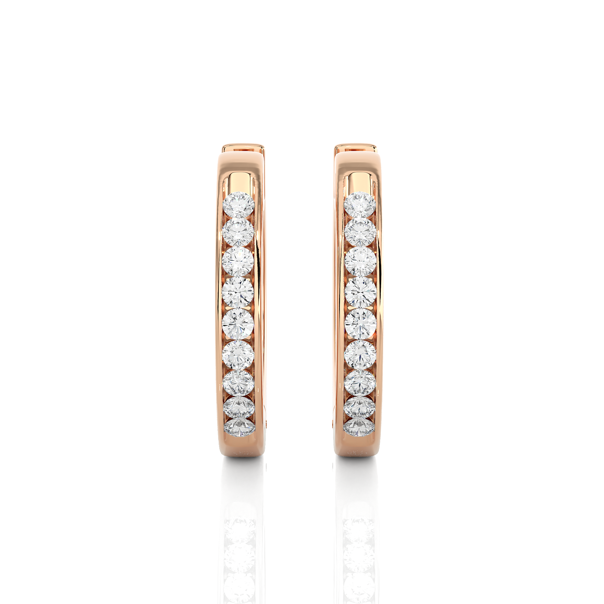 Lab-Grown Diamond Huggie Earrings