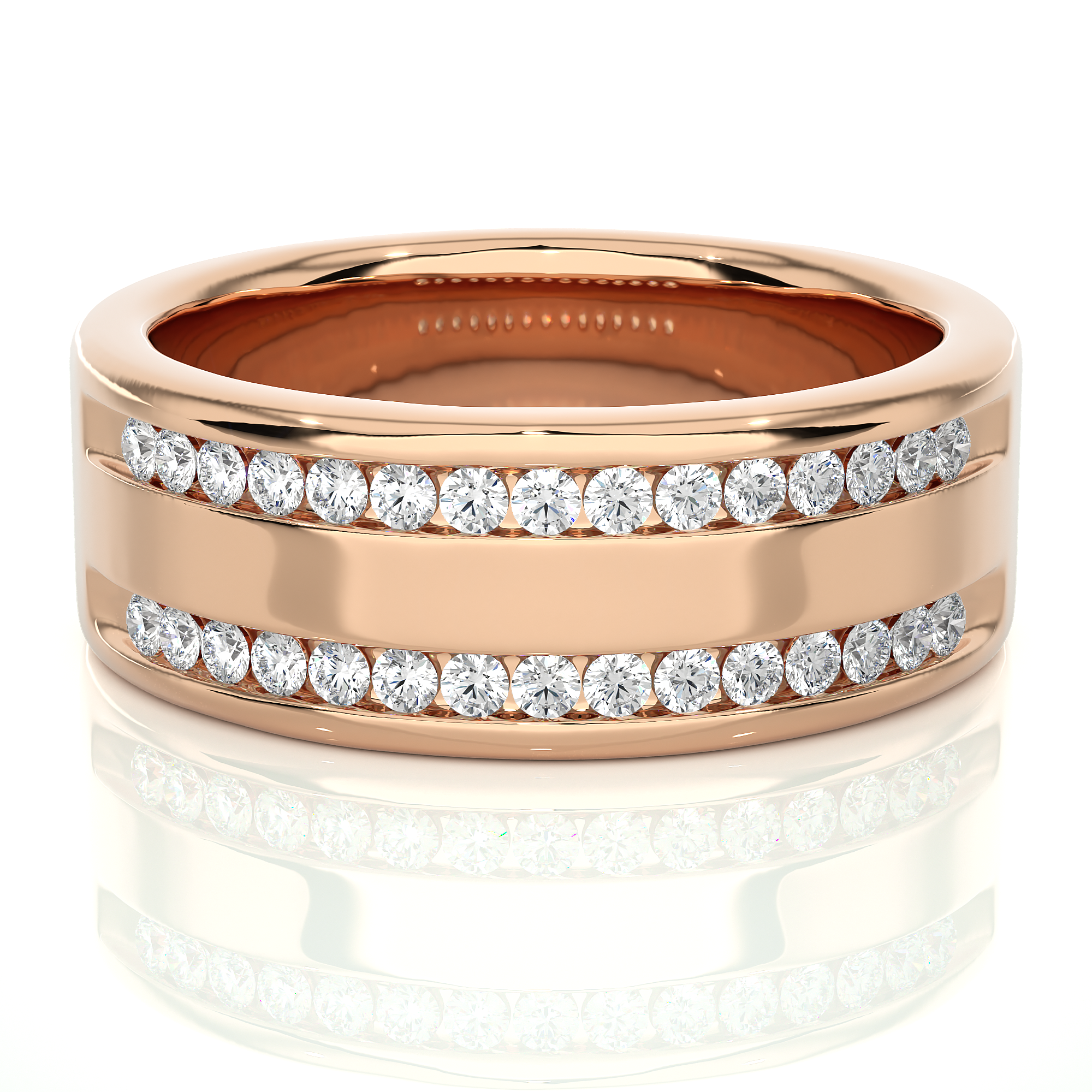 Lab Grown Diamond Luxury Men’s Wedding Band