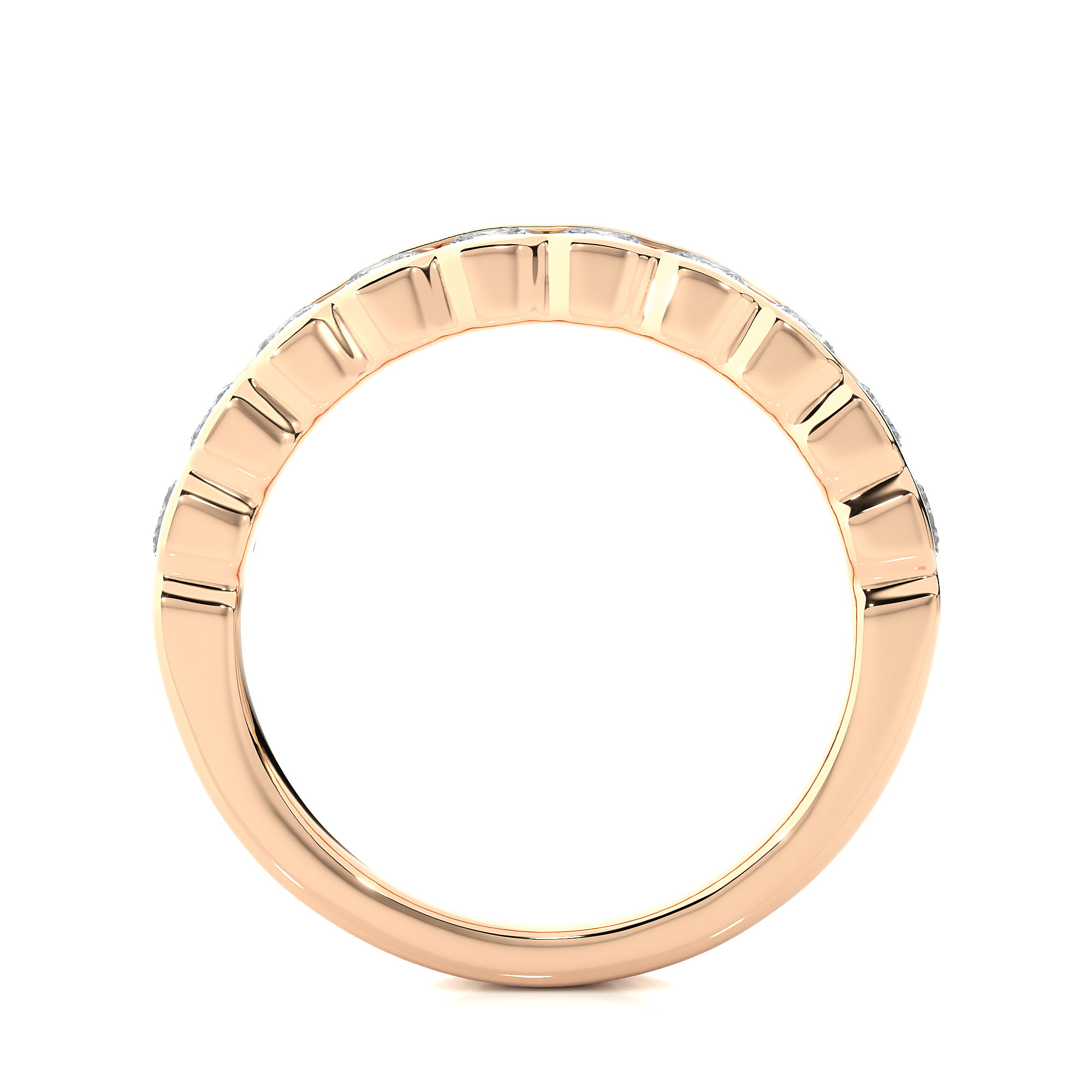 Channel Set Lab Grown Diamond Eternity Ring