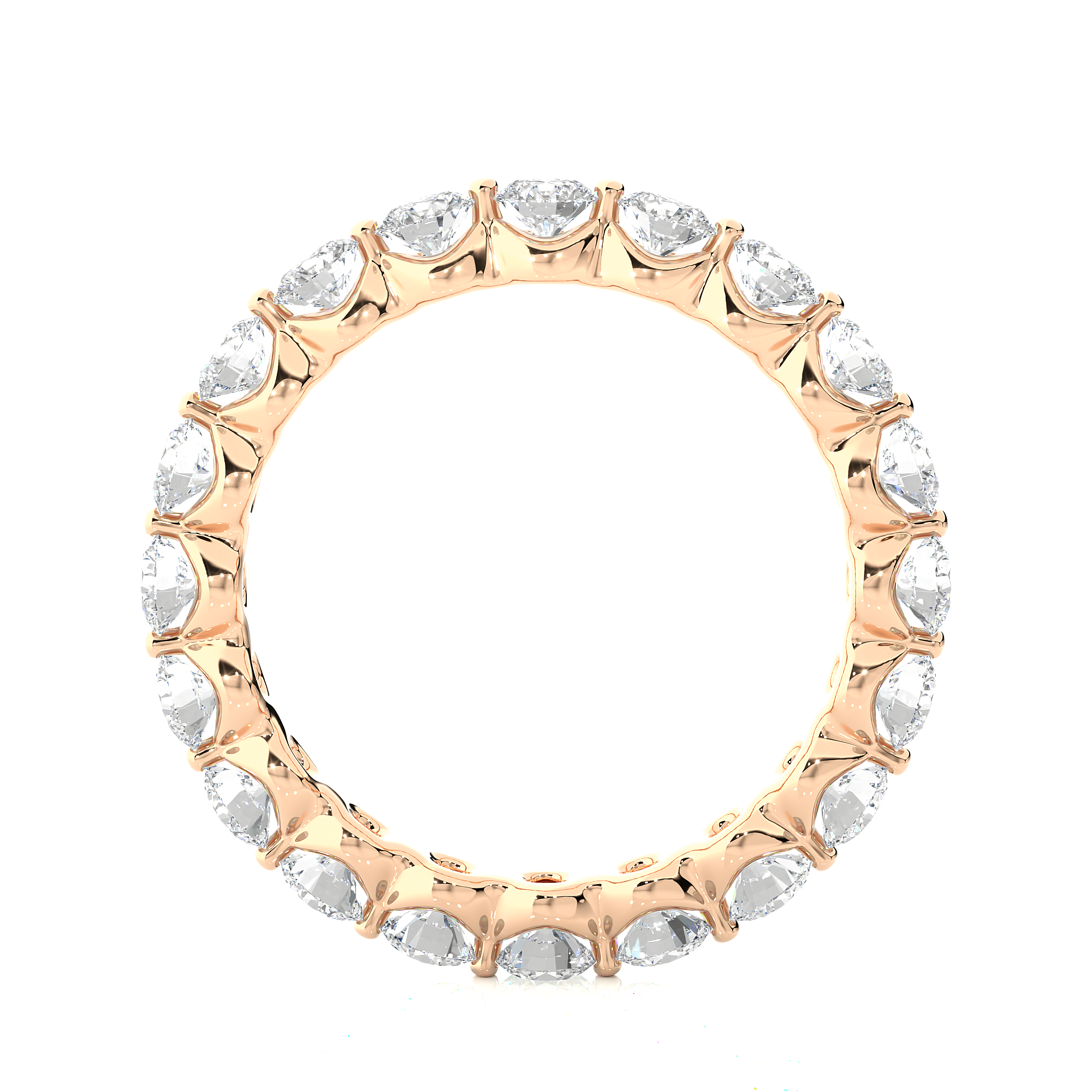 Lab Diamond Luxe Eternity Wedding Band