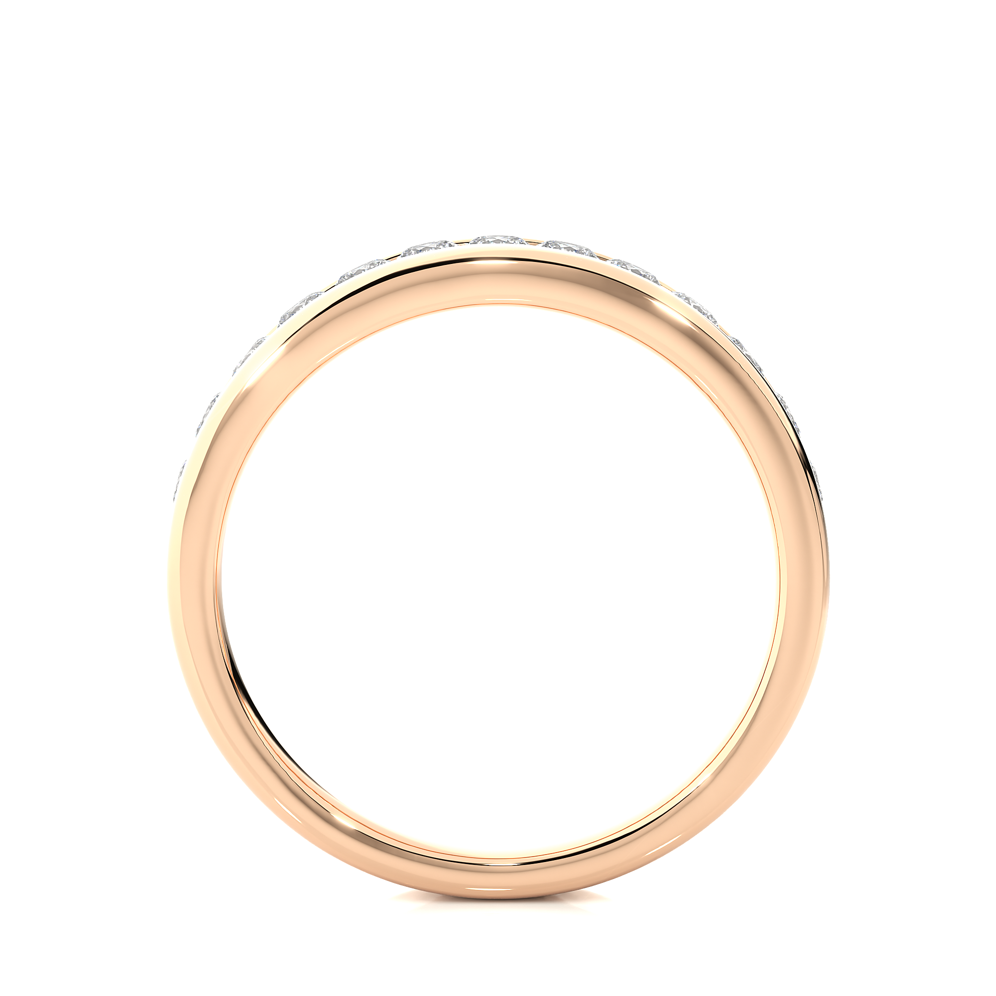 Channel Set Lab Grown Diamond Eternity Ring