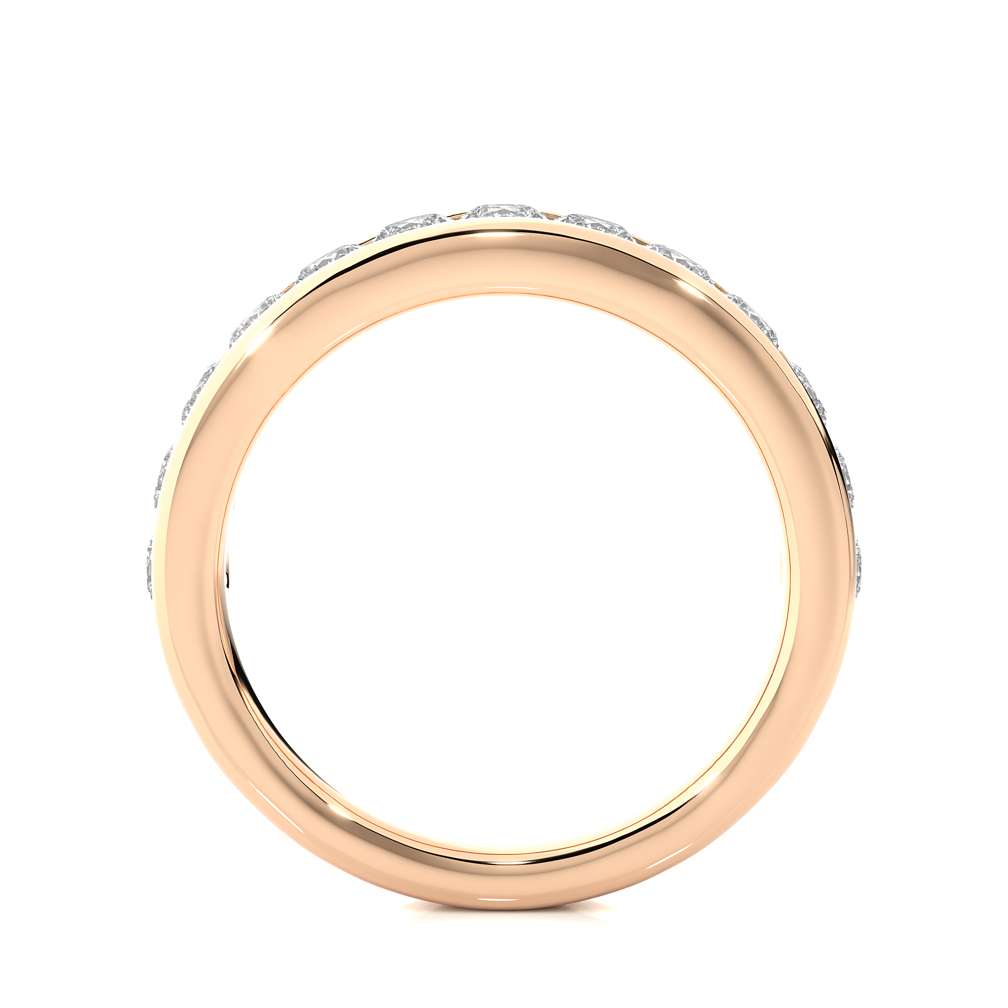 Channel Set Lab Grown Diamond Eternity Ring