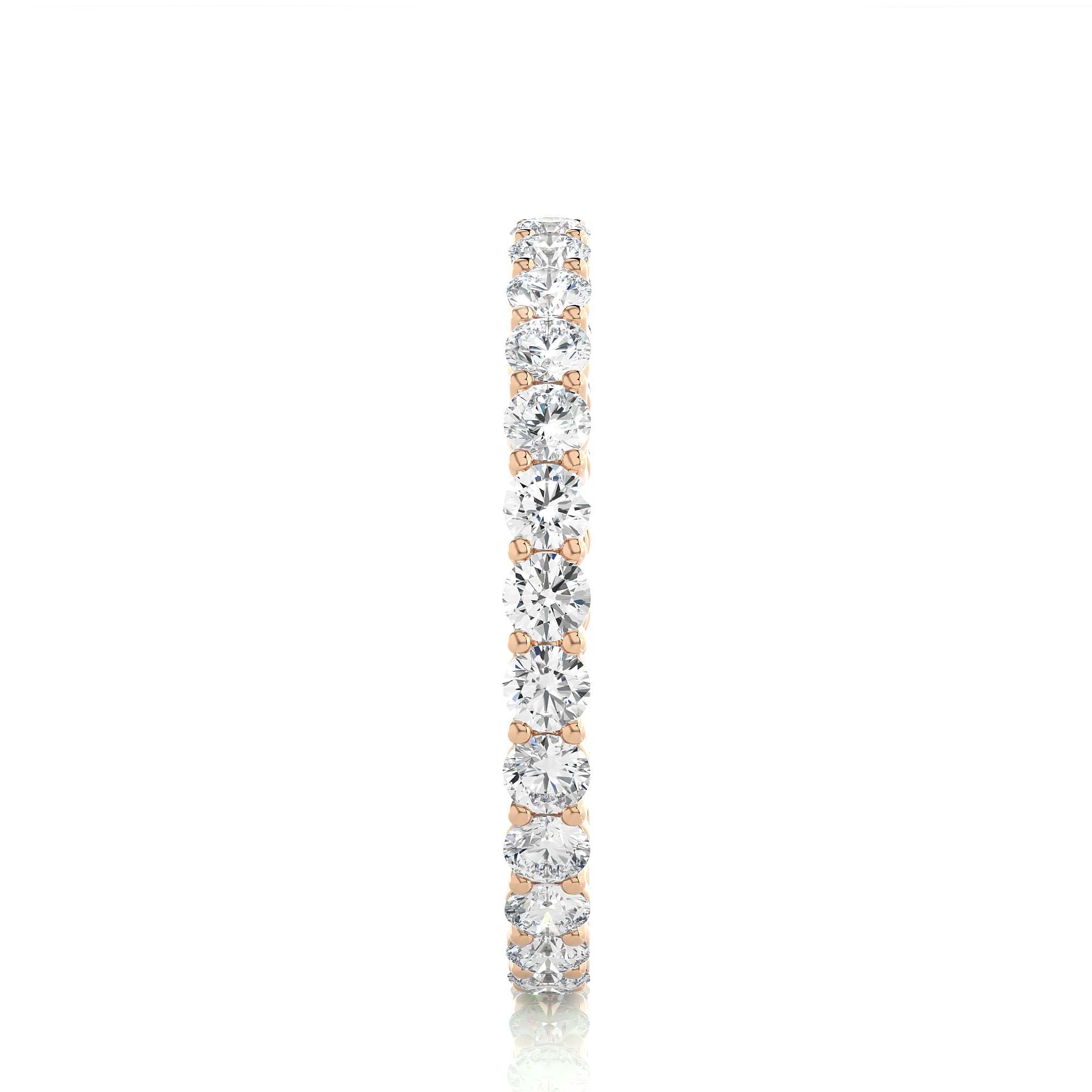 Round Cut Lab Grown Diamond Eternity Band