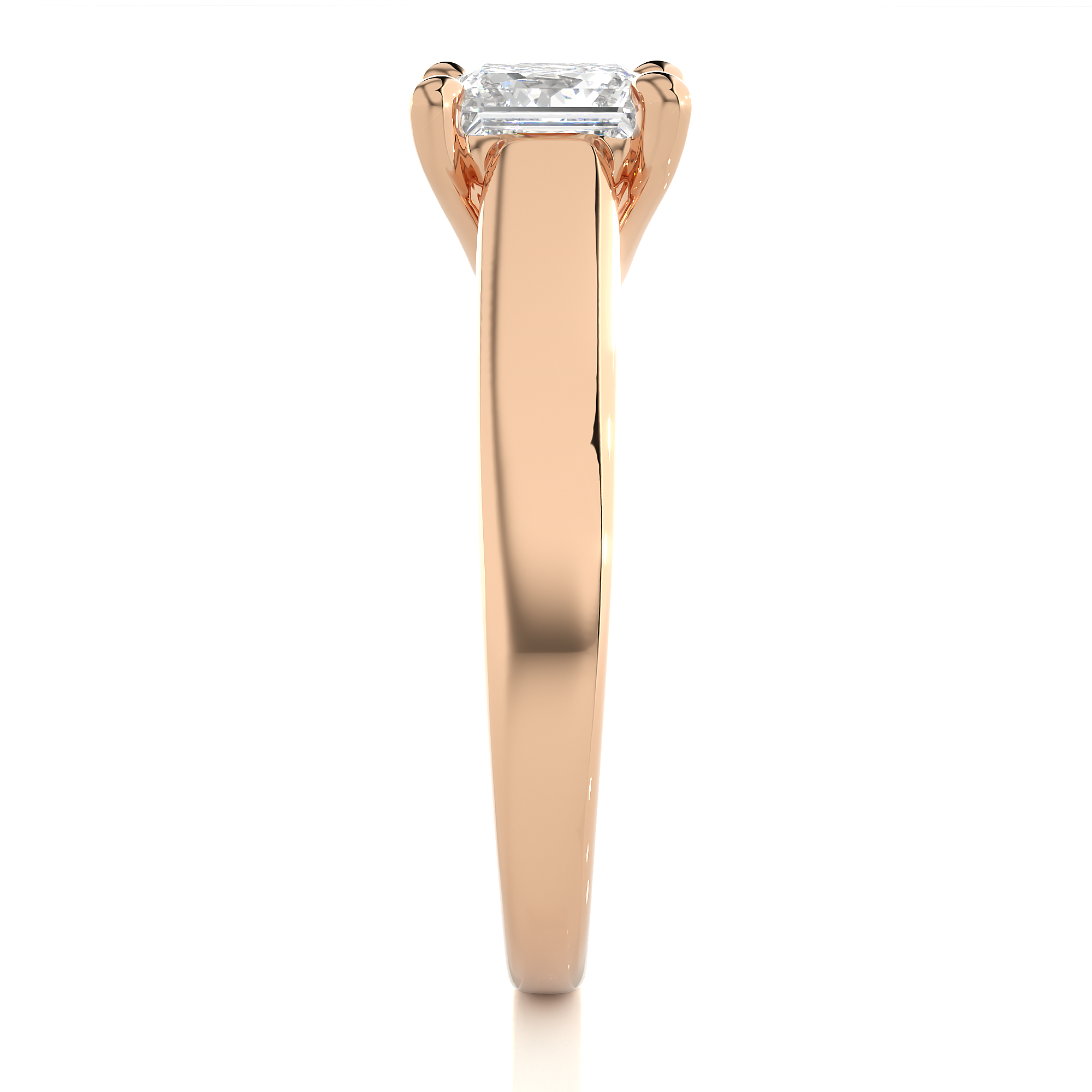 Princess Cut Lab Grown Diamond Solitaire Ring