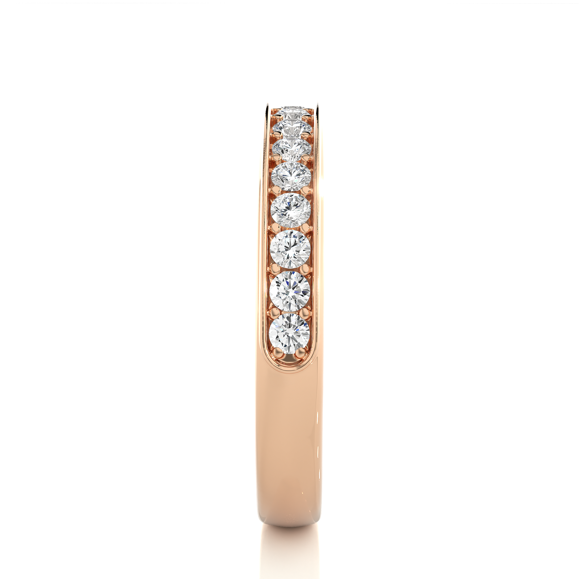 Channel Set Lab Grown Diamond Eternity Ring