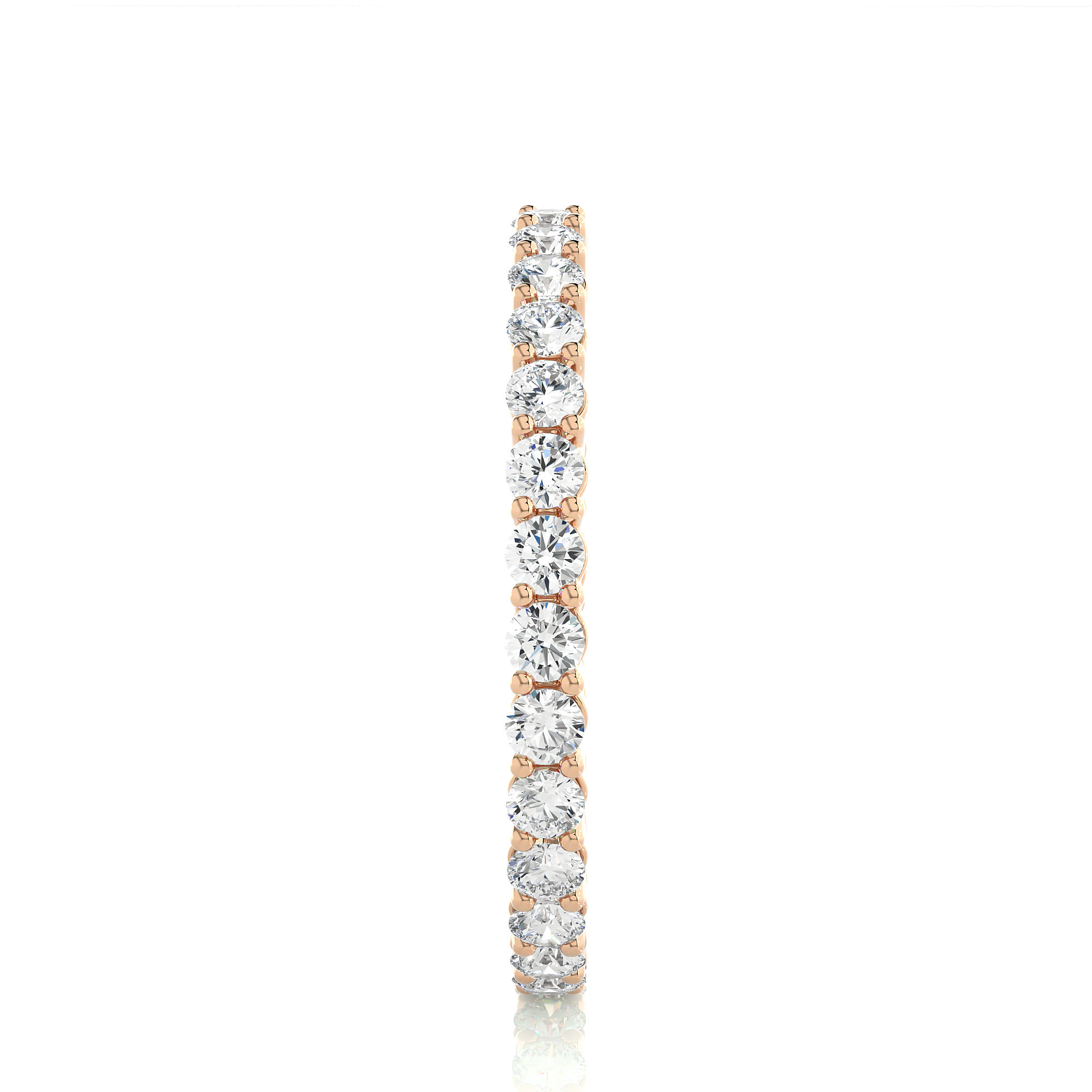 Stackable Round Diamond Eternity Wedding Band