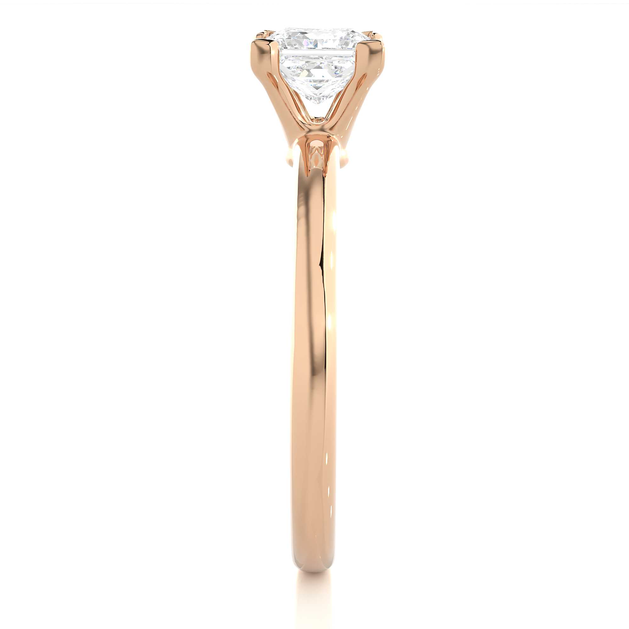 Princess Cut Lab Grown Diamond Solitaire Ring