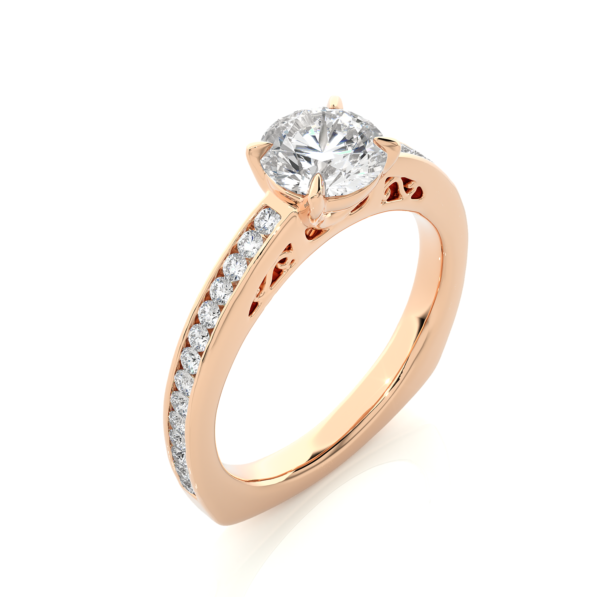 Classic Diamond Solitaire Engagement Ring