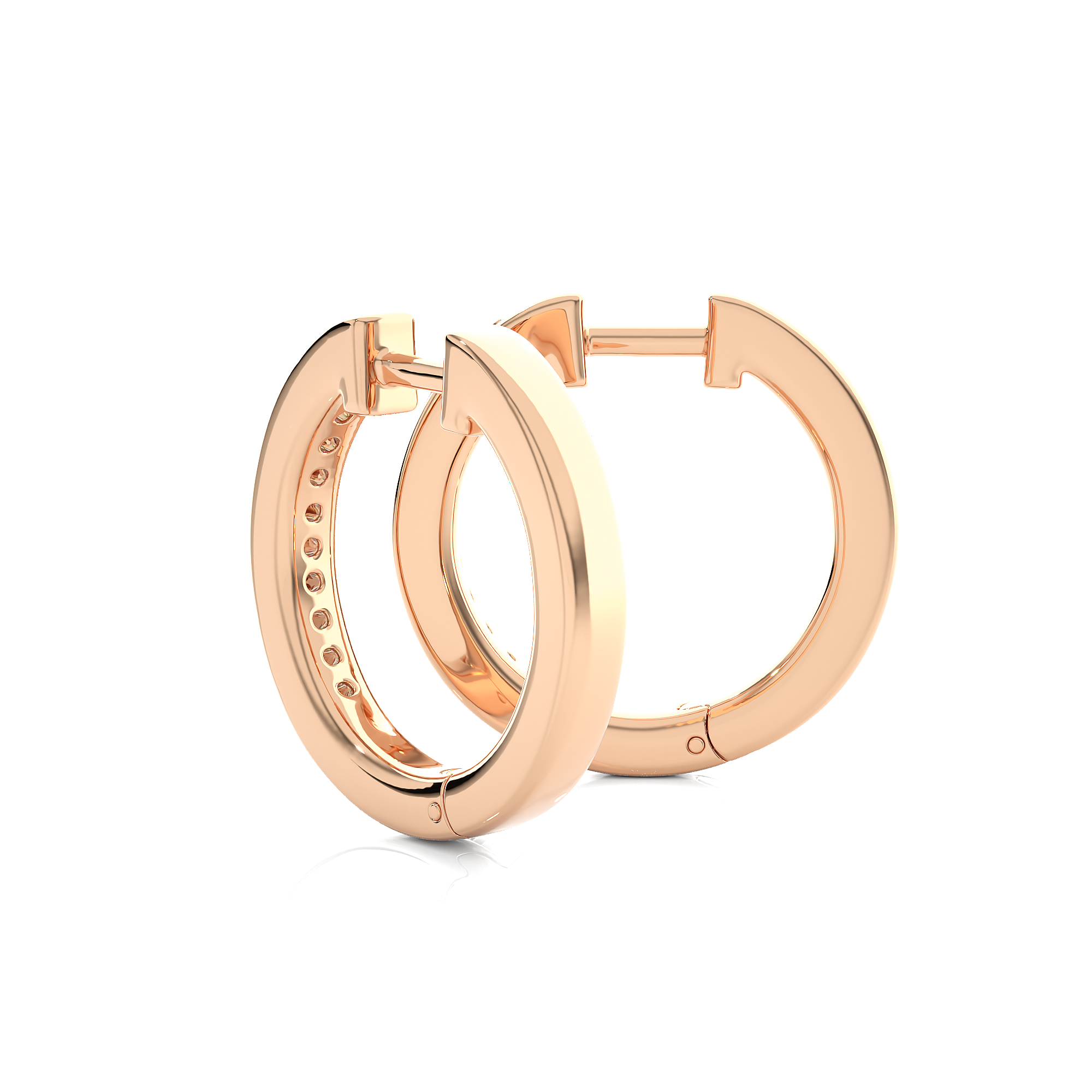 Lab-Grown Diamond Huggie Earrings