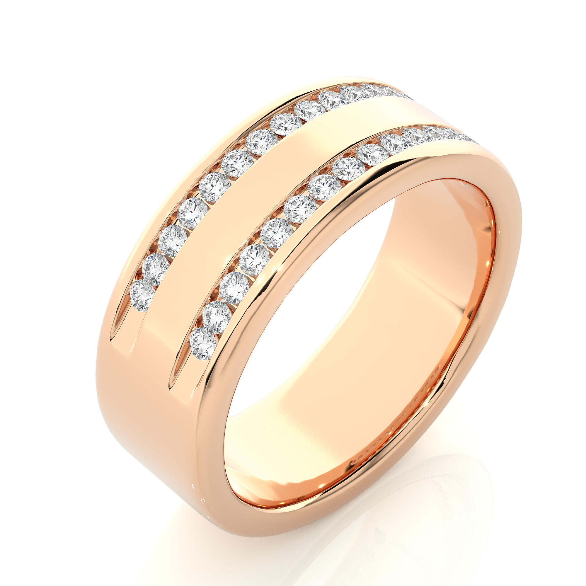 Lab Grown Diamond Luxury Men’s Wedding Band